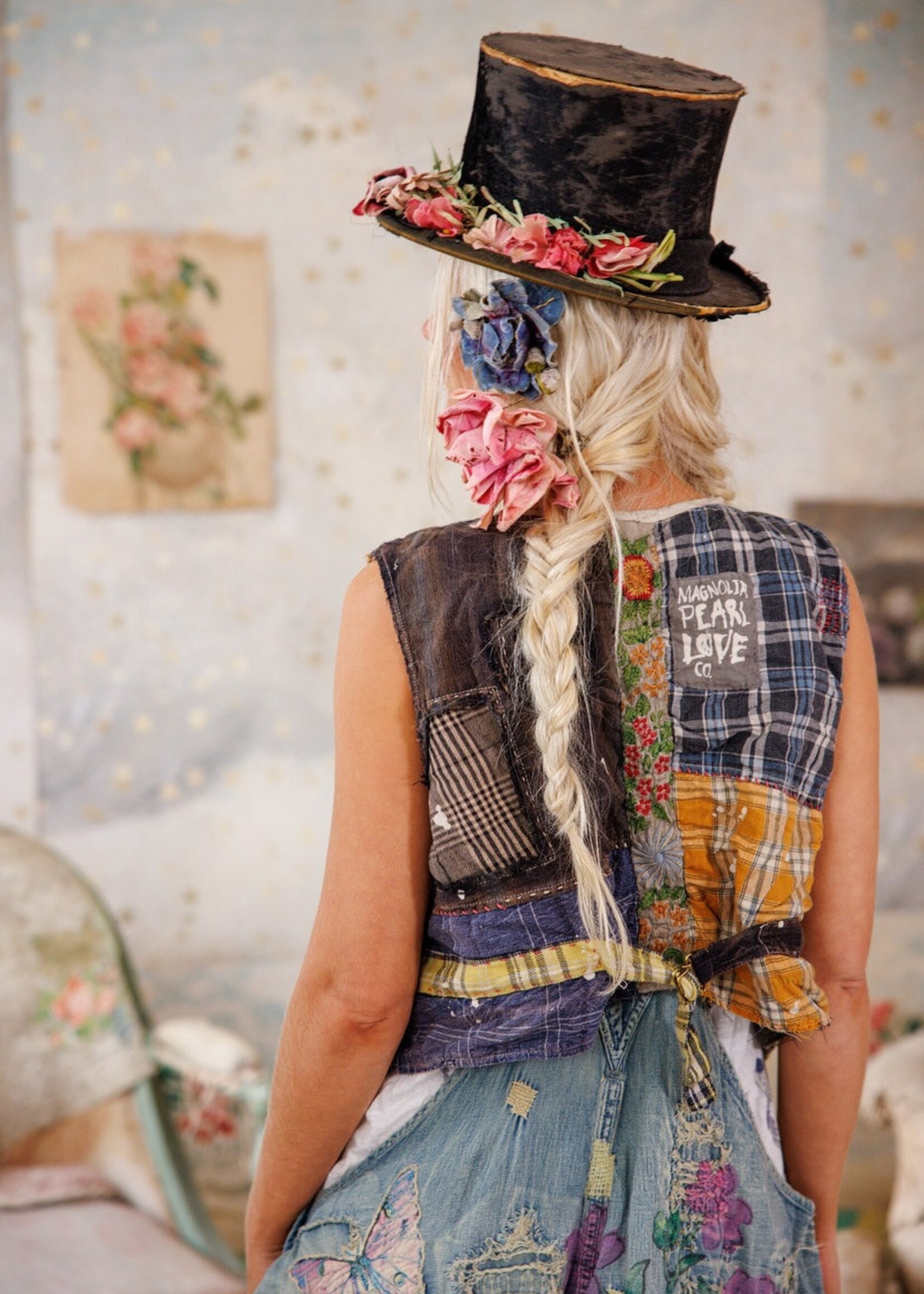 Magnolia Pearl Patchwork Andriy Vest 084 Madras Yellow