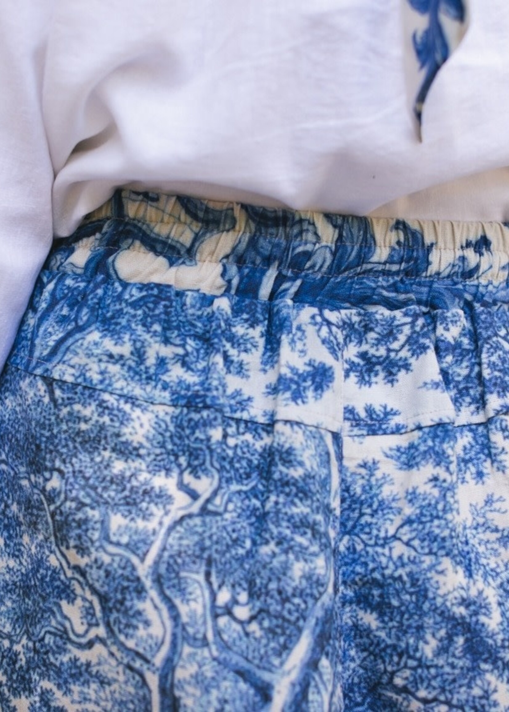 Market of Stars Let the Light In Boho Linen Pants One Size