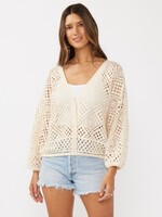 Diamond Crochet Sweater