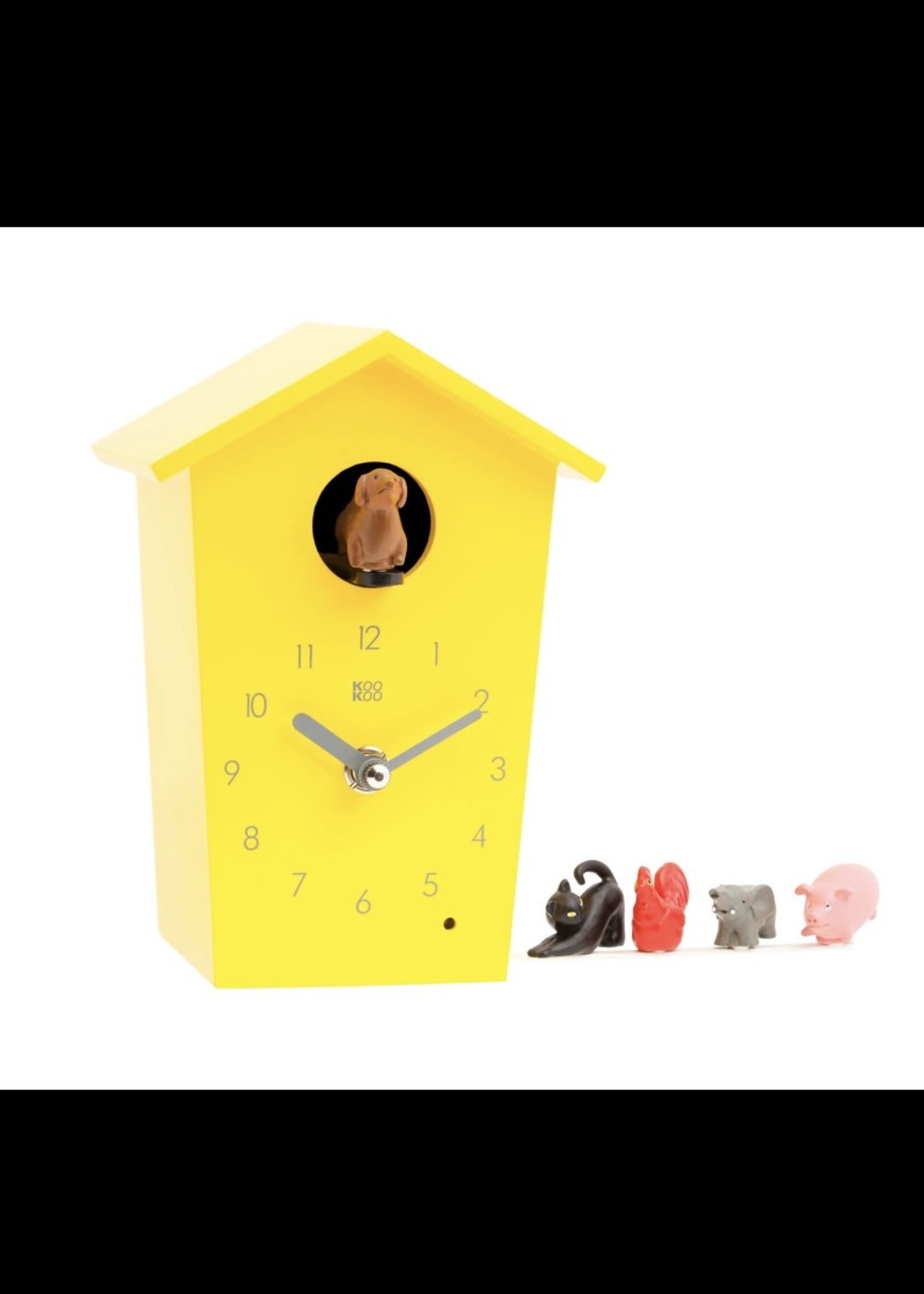 KooKoo Cuckoo Clock Animal House Mini Asstd Color