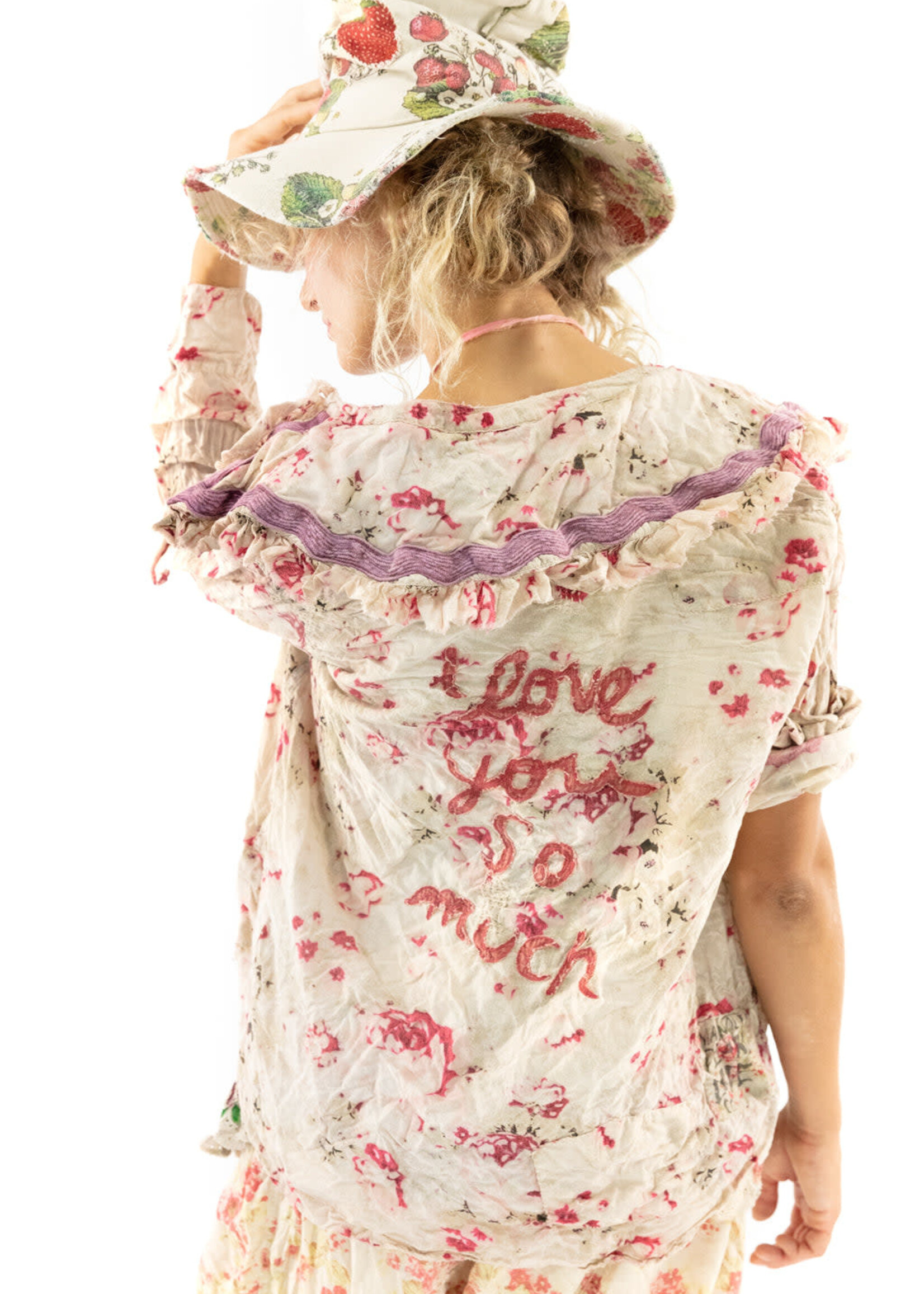 Magnolia Pearl Ric Rac Kelly Western Shirt Top 1216 Rossetti