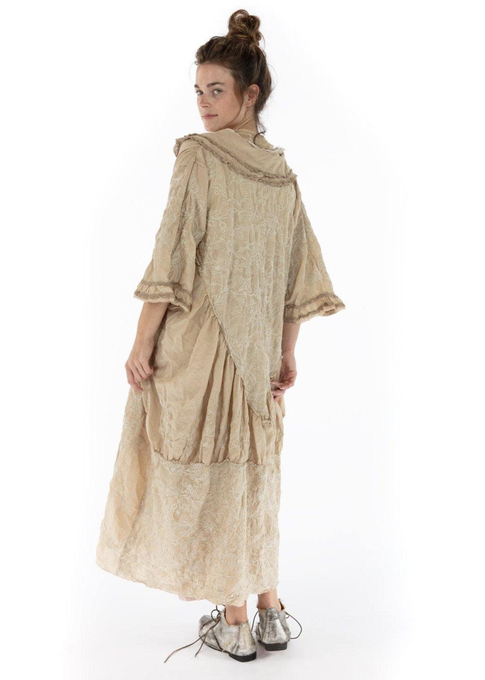 Magnolia Pearl Embroidered Emmali Kimono Jacket 476 Papyrus