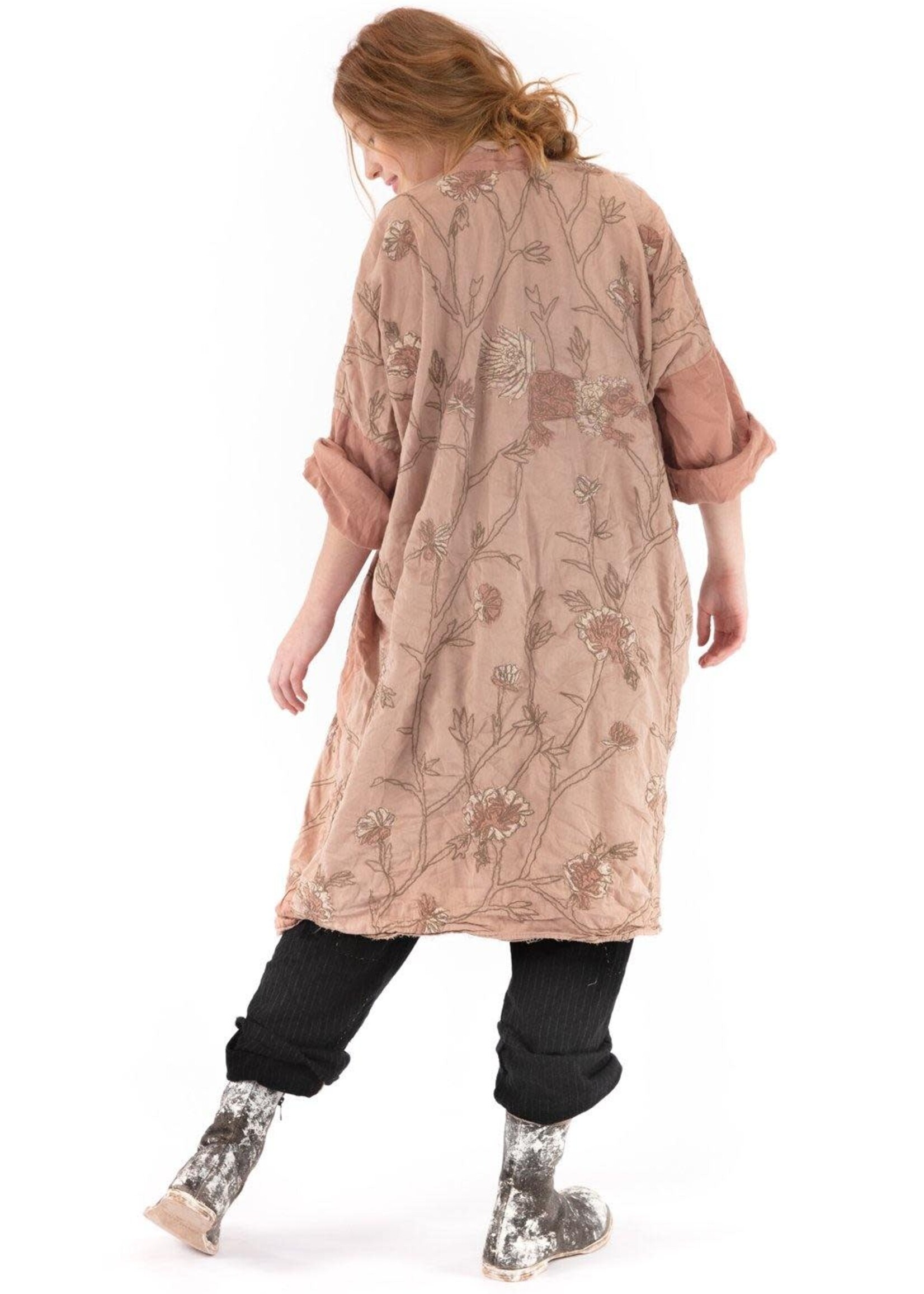 Magnolia Pearl Embroidered Lilikoi Kimono Jacket 479 Flower