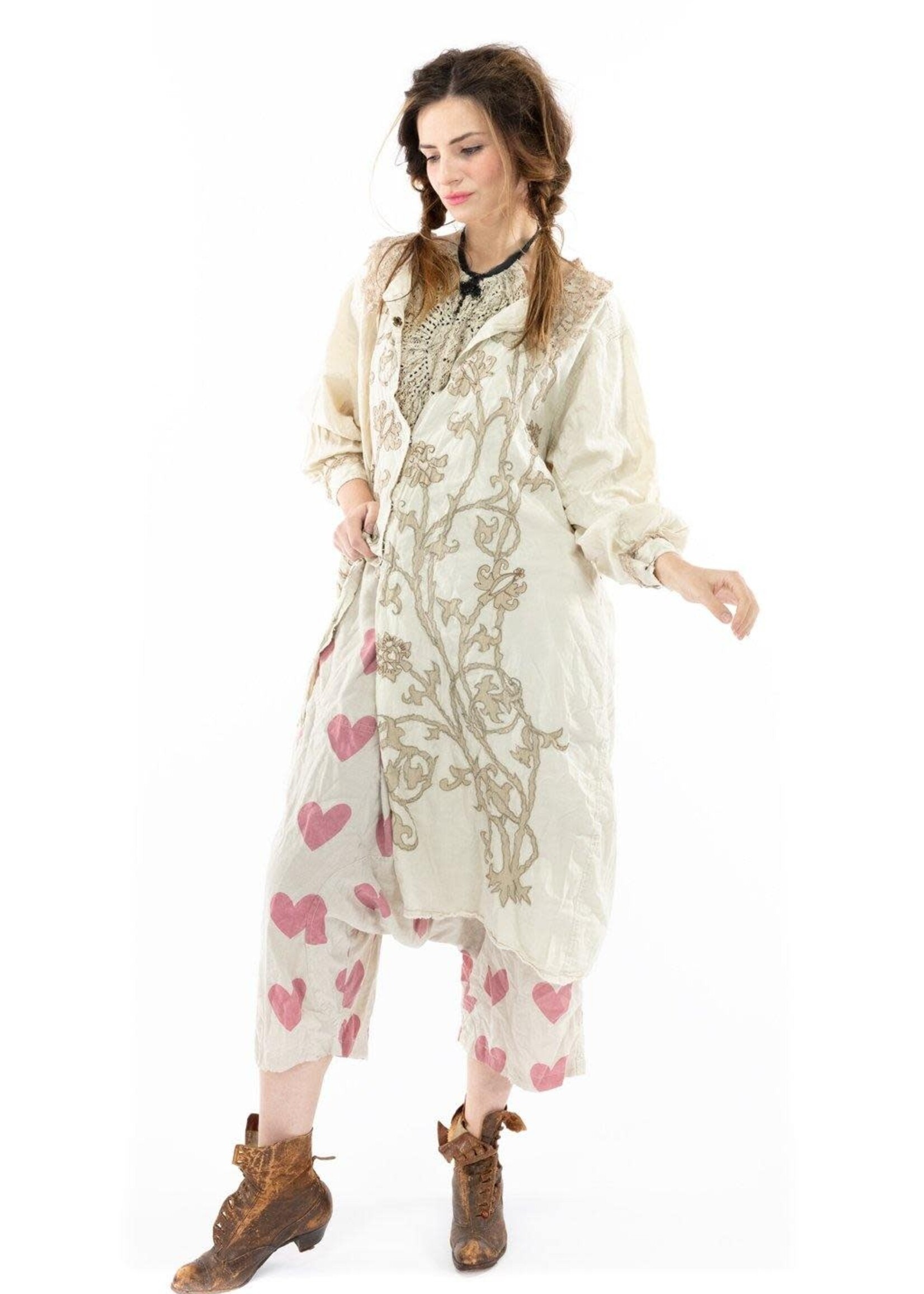 Magnolia Pearl Smock Coat Jacket 504 Moonlight One Size