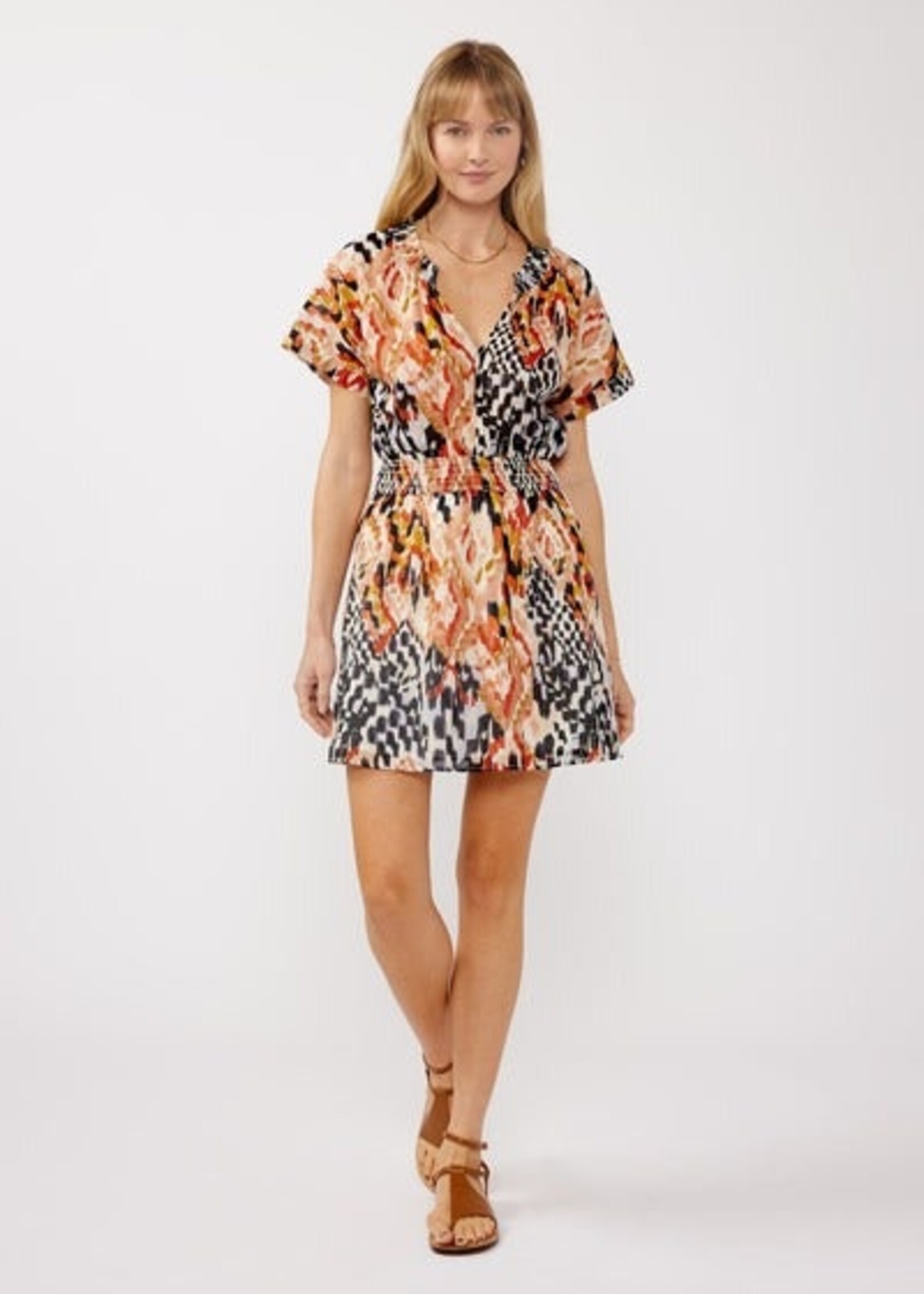 Lovestitch Arizona Sky Mini Dress Ikat