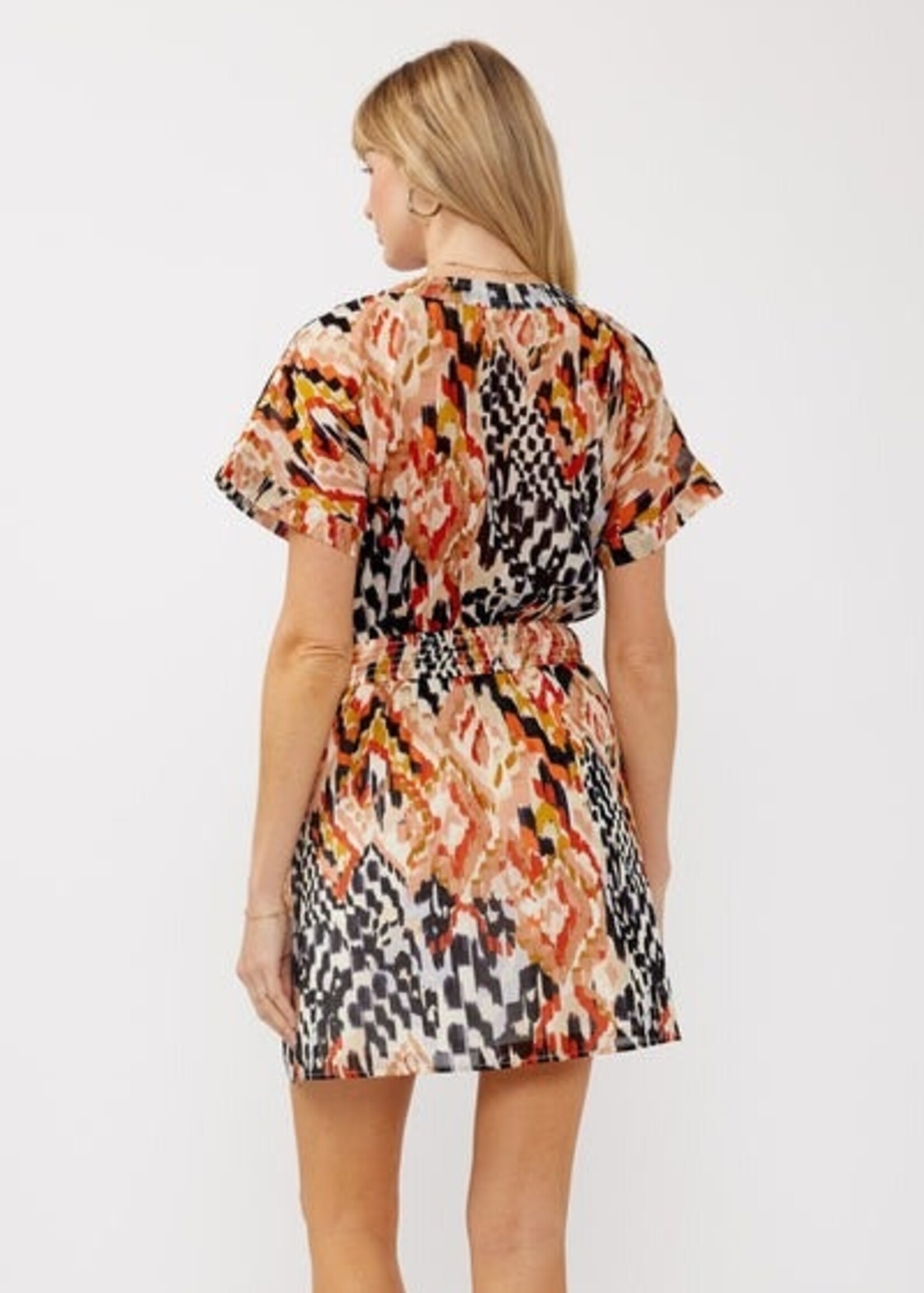 Lovestitch Arizona Sky Mini Dress Ikat