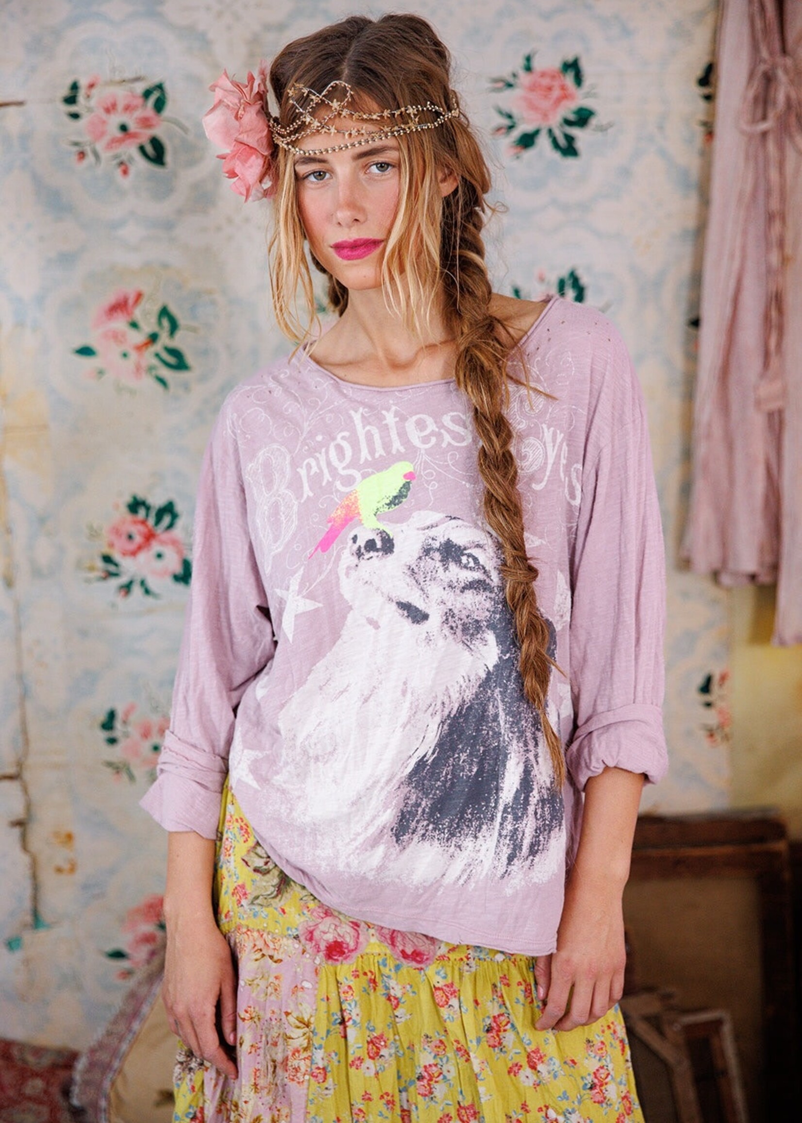 Magnolia Pearl Brightest Eyes Tee Top 2197 Lychee Blossom One Size