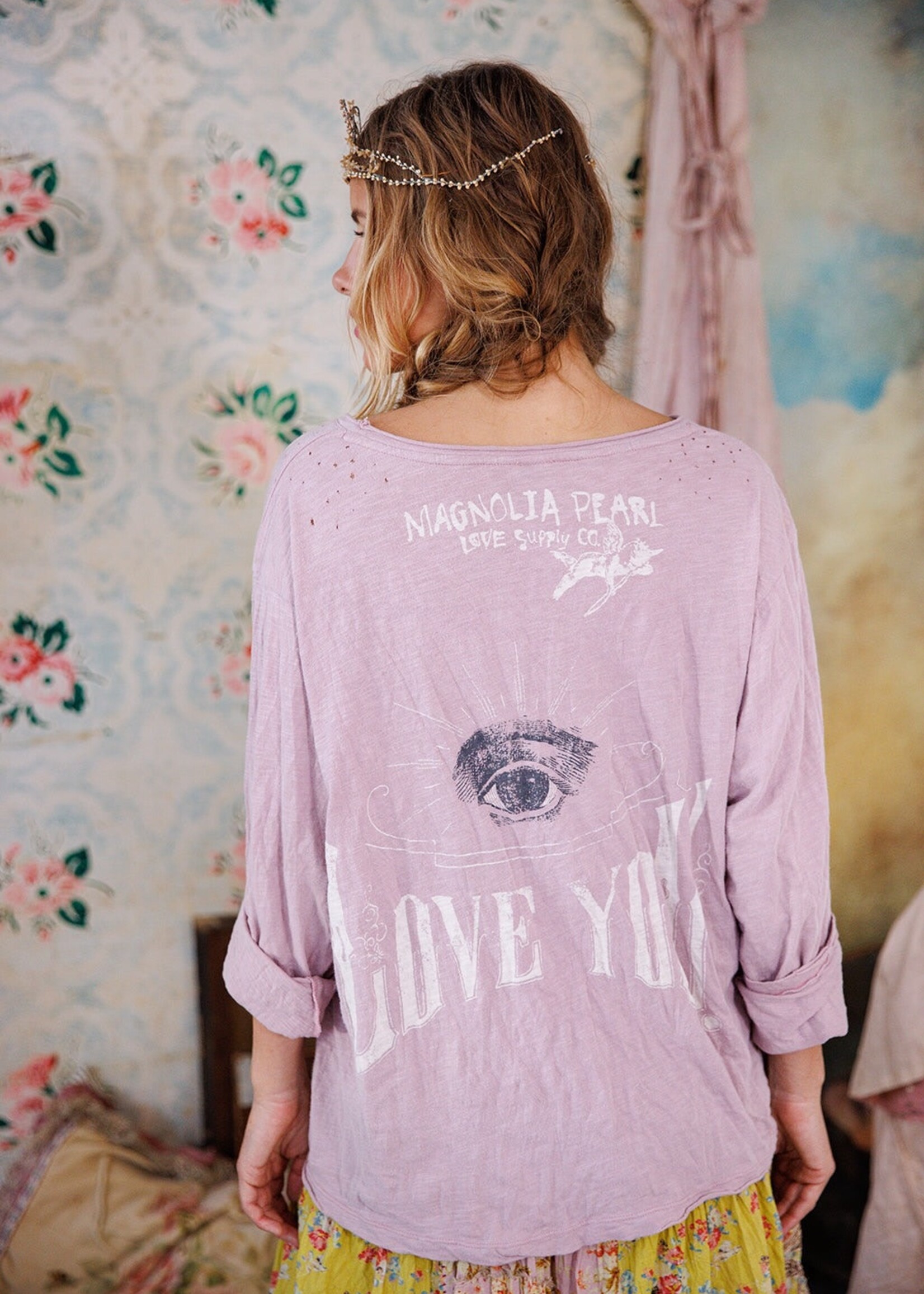 Magnolia Pearl Brightest Eyes Tee Top 2197 Lychee Blossom One Size
