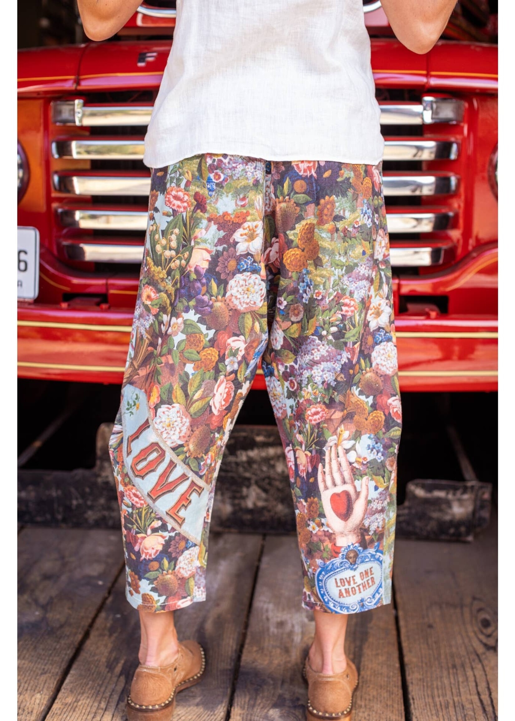Market of Stars Love Language Linen Pants - One Size