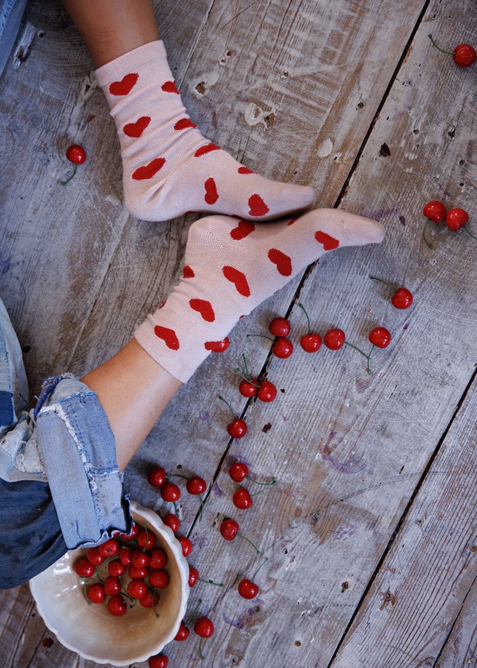 Magnolia Pearl Candy Heart MP Socks 114 Babylove One Size