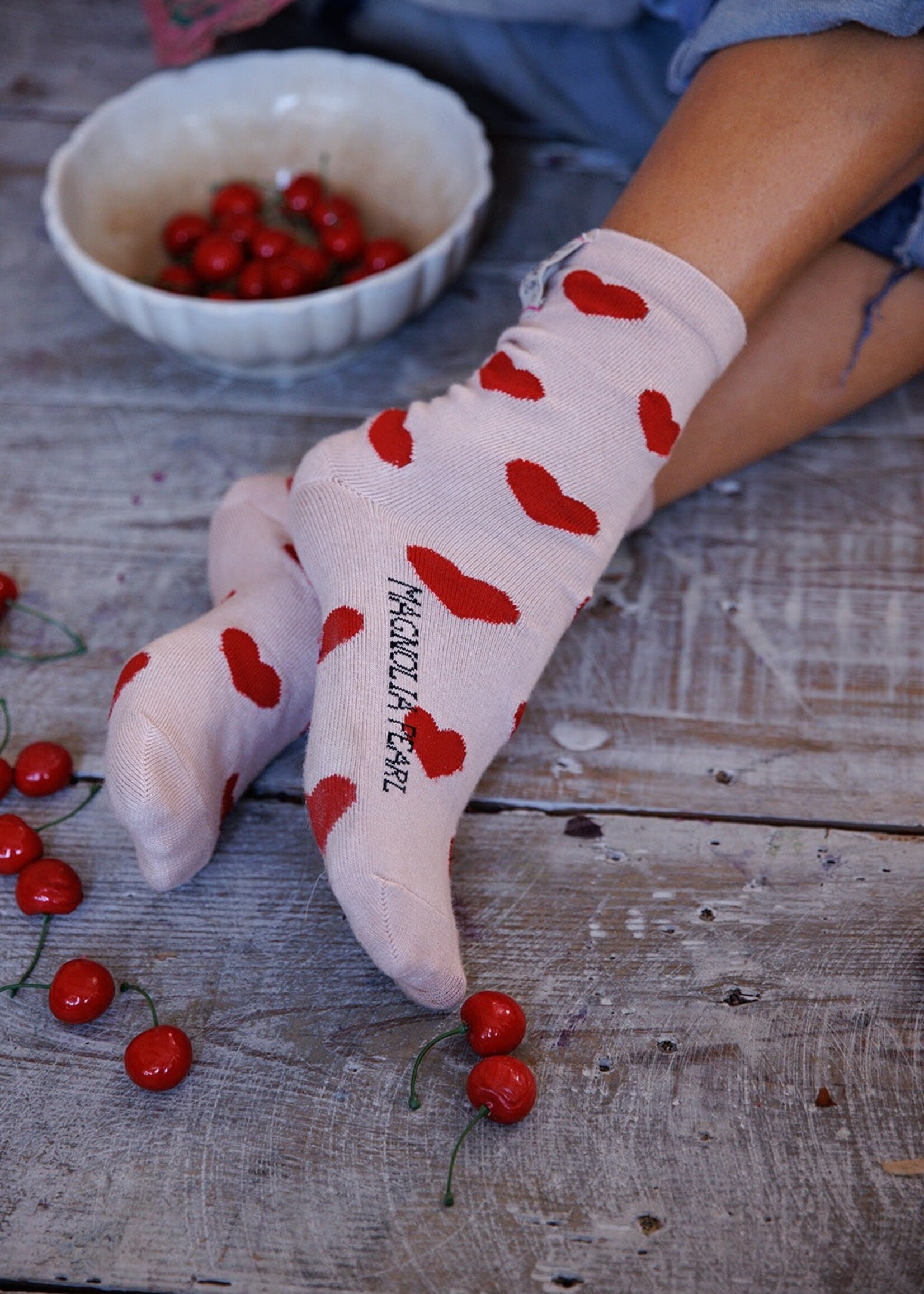 Magnolia Pearl Candy Heart MP Socks 114 Babylove One Size