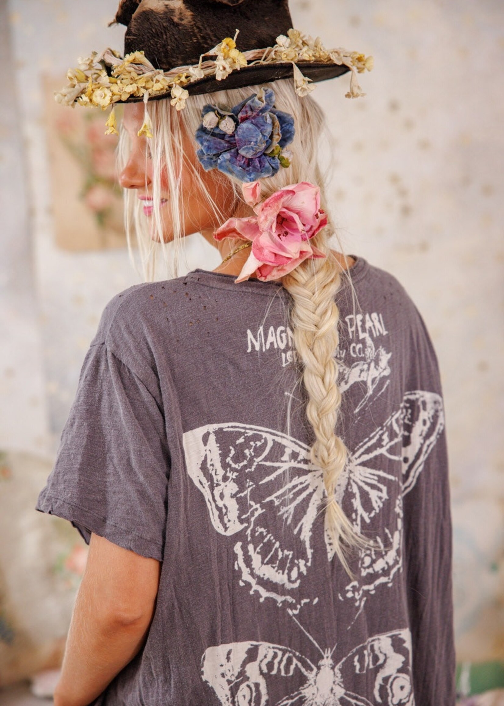 Magnolia Pearl Butterfly Totem Tee Dress 1394 Ozzy One Size