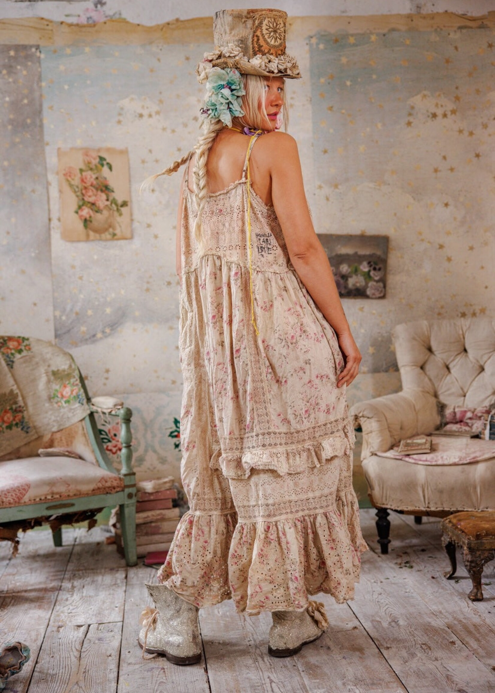 Magnolia Pearl Eyelet Esti Cami Dress 1107 Brixton One Size