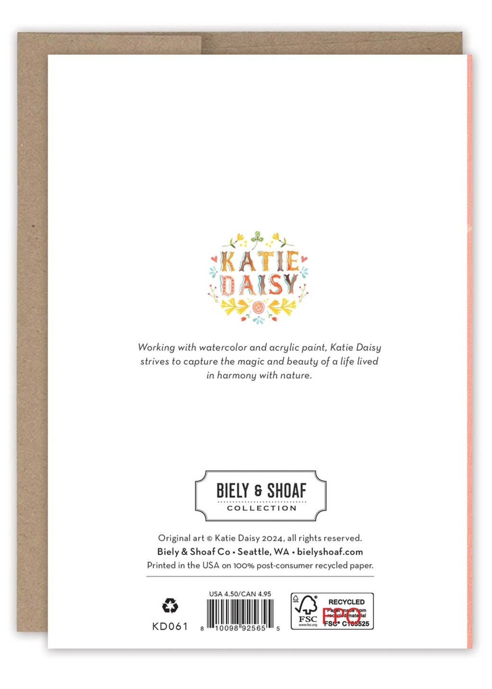 Find Me In The Flowers Birthday Card Katie Daisy