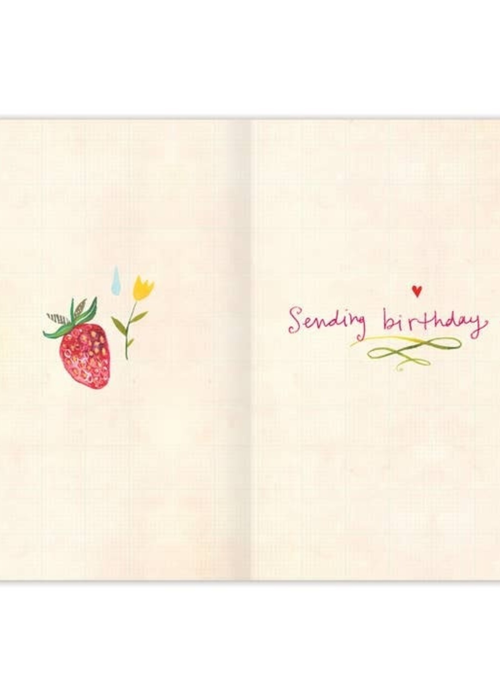 You're Sweet Strawberry Birthday Card Katie Daisy