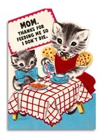 Bad Betty Greeting Co Vintage Kitty Mothers Day Card