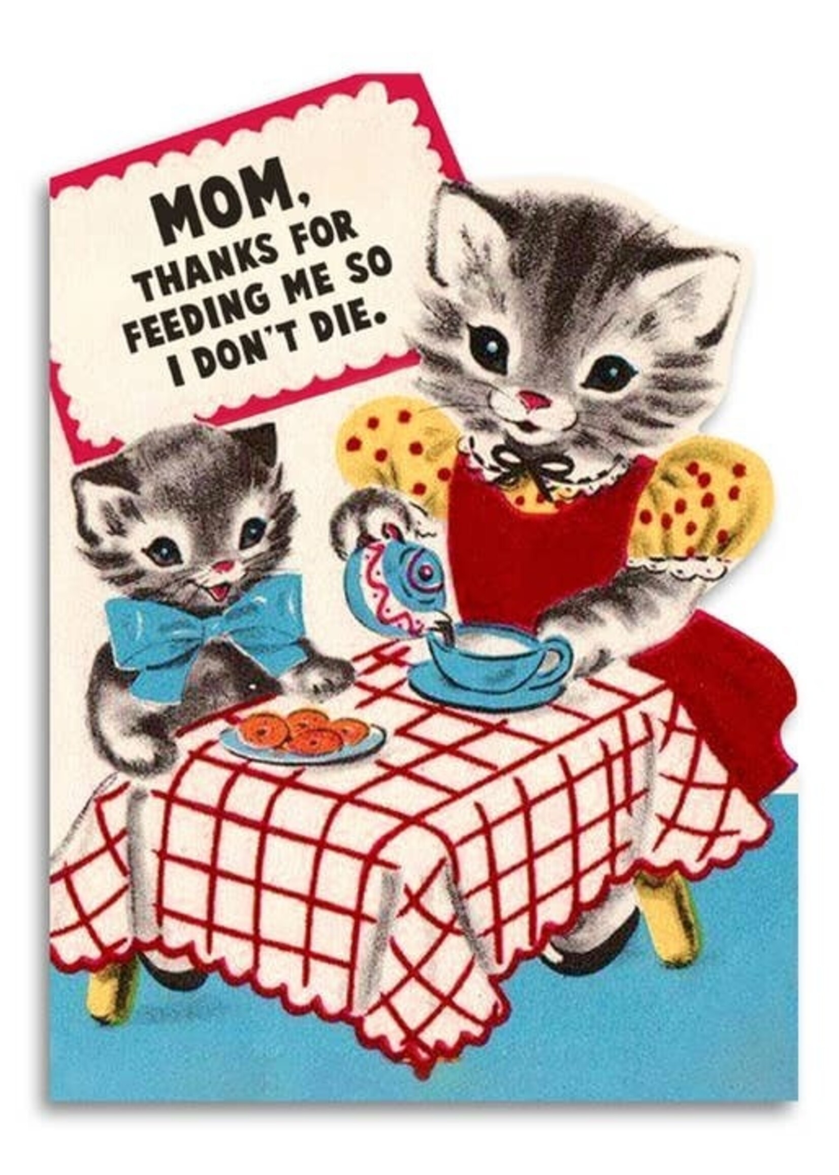 Vintage Kitty Mothers Day Card