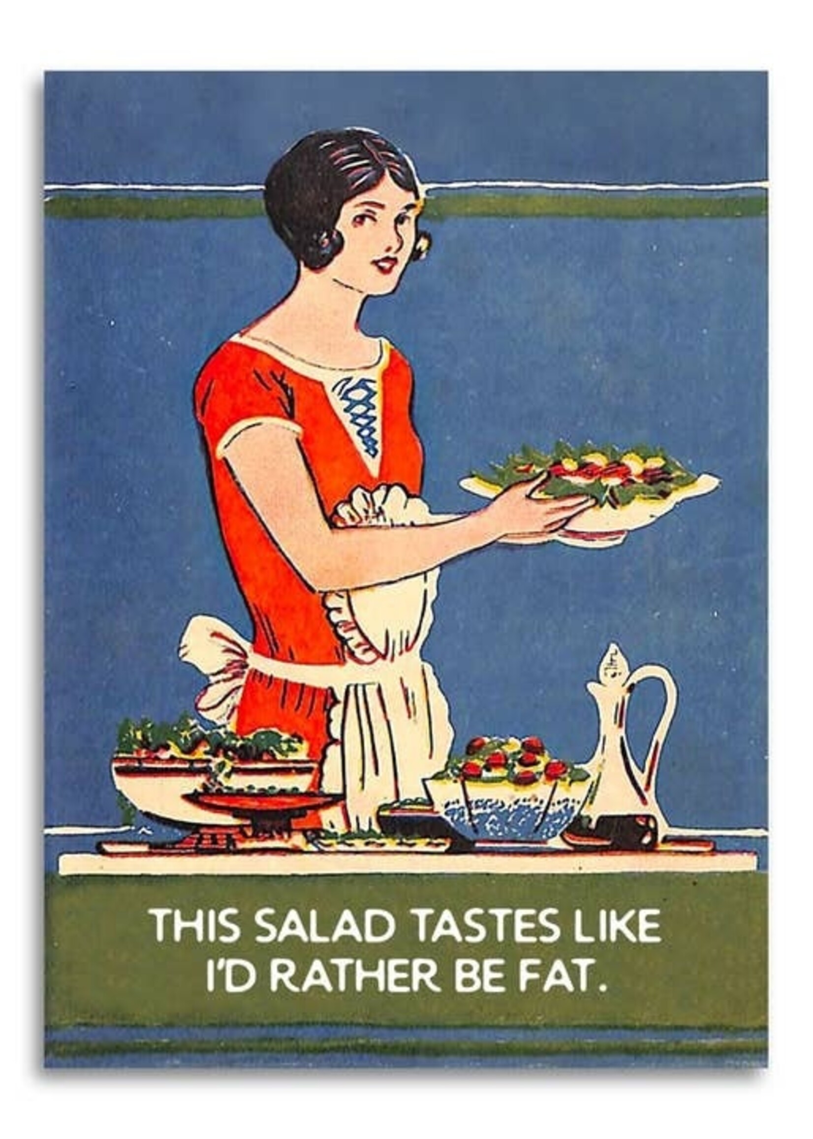Salad Fat Funny Card
