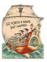 Bad Betty Greeting Co Go Forth Graduation Card