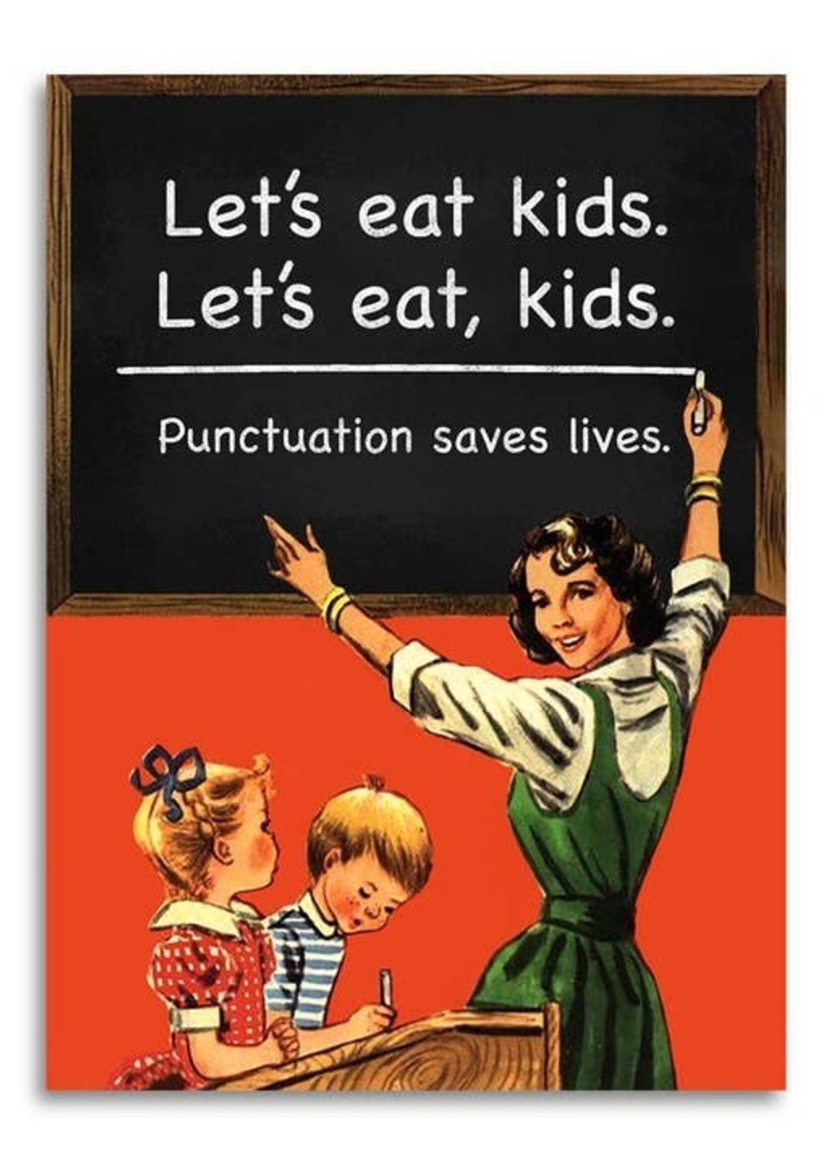 Bad Betty Greeting Co Funny Card Punctuation Saves Lives