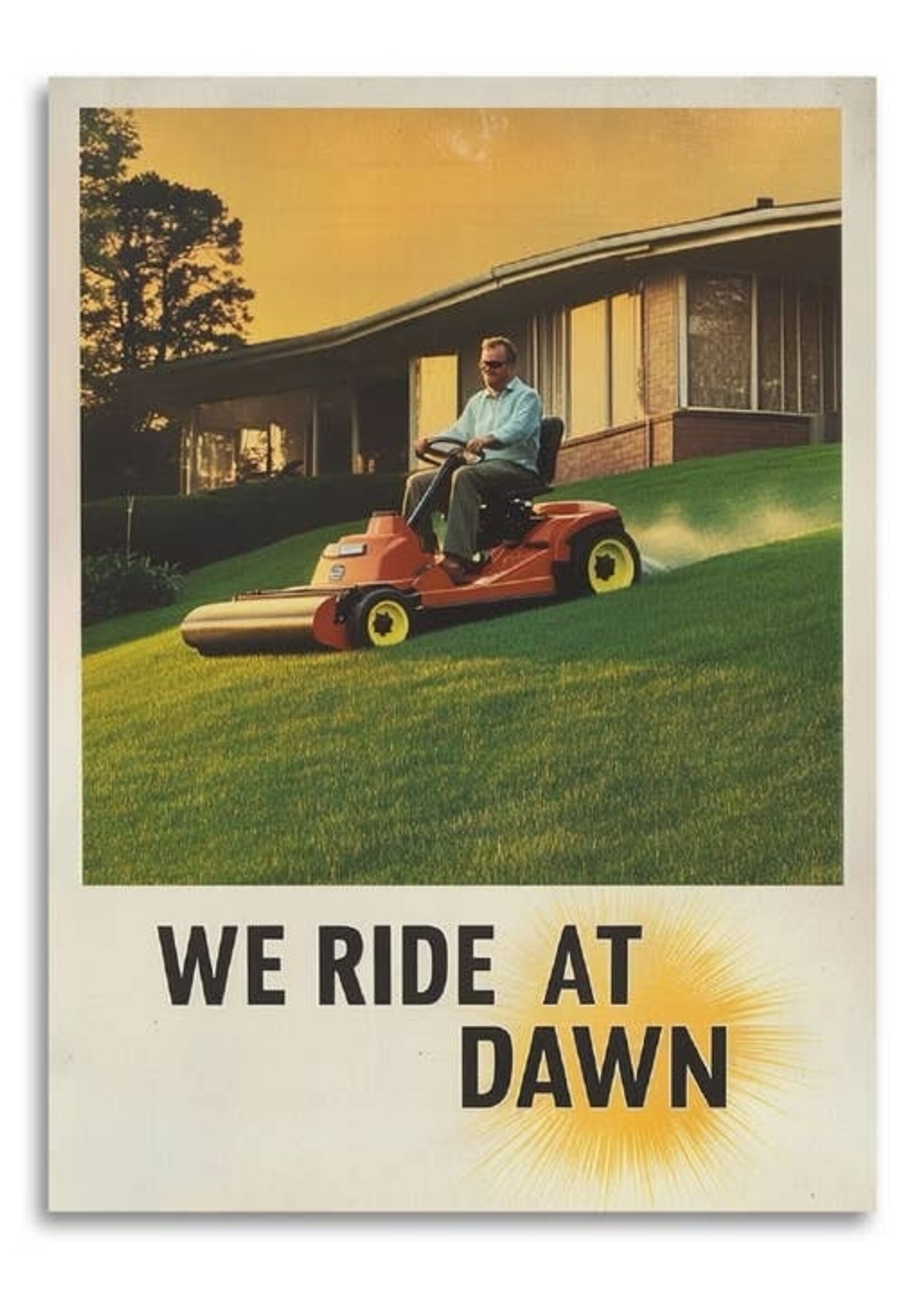 Ride at Dawn Funny Fathers Day Card