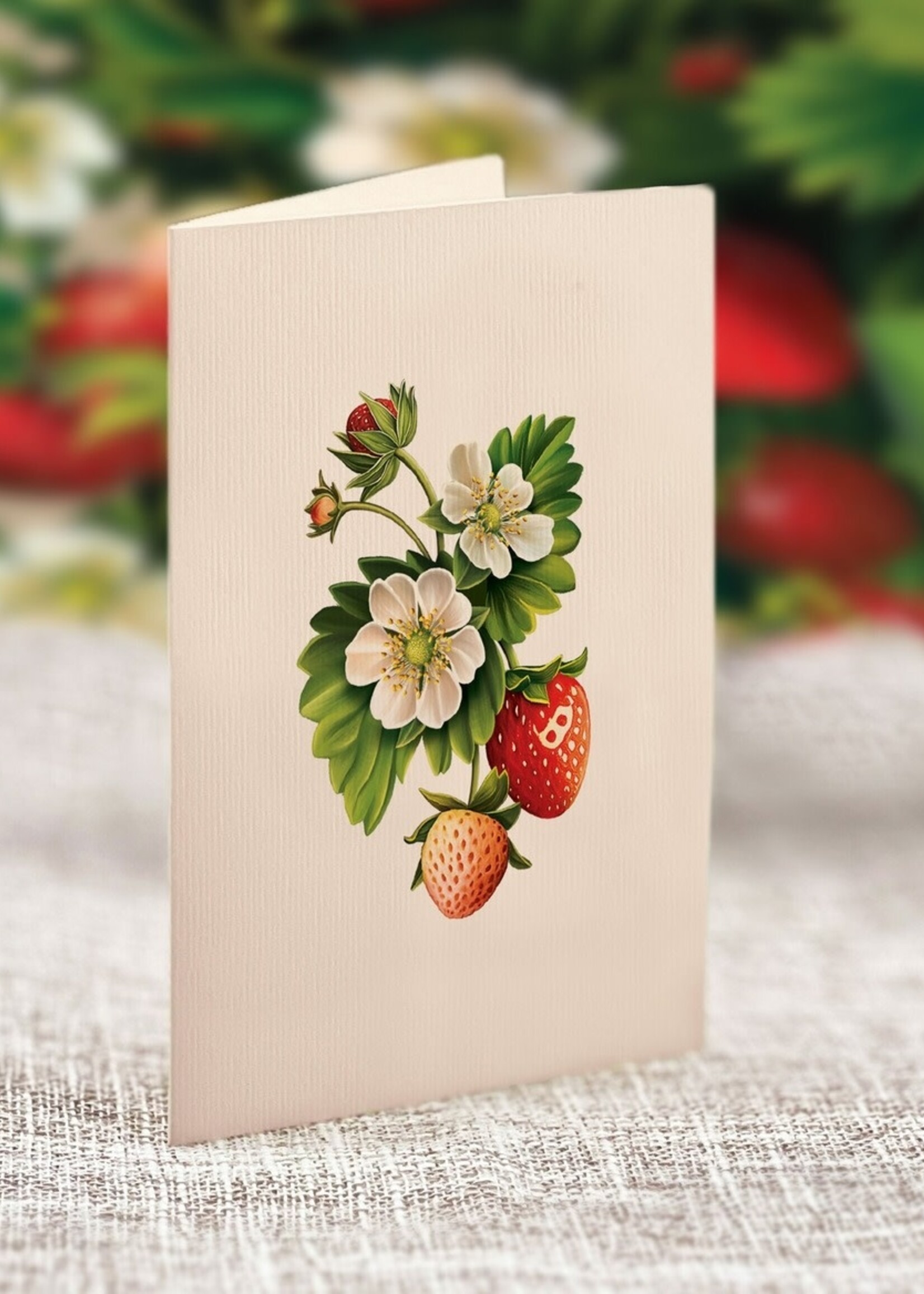 Fresh Cut Paper Mini Bouquet Greeting Card