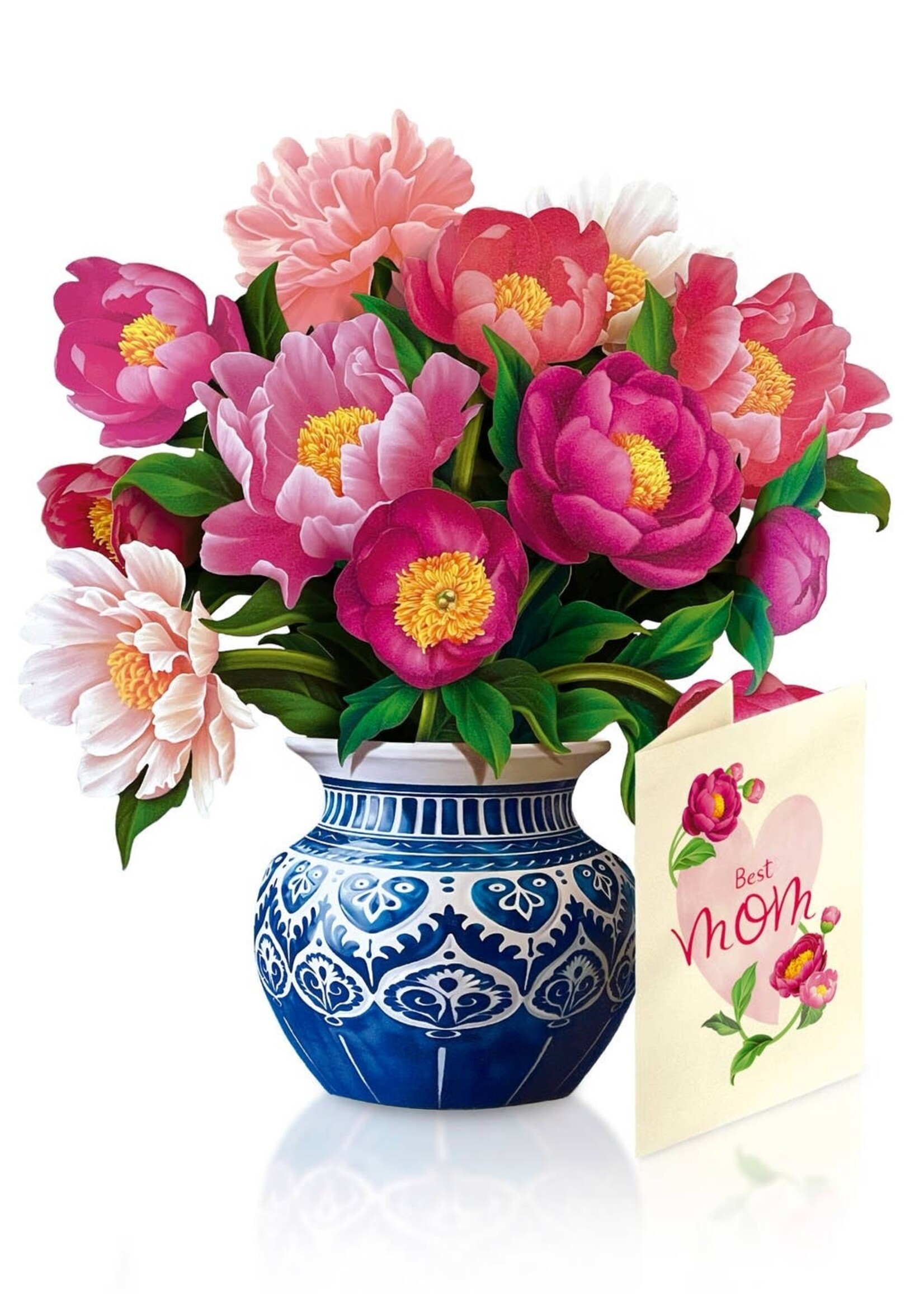 Fresh Cut Paper Mini Bouquet Greeting Card