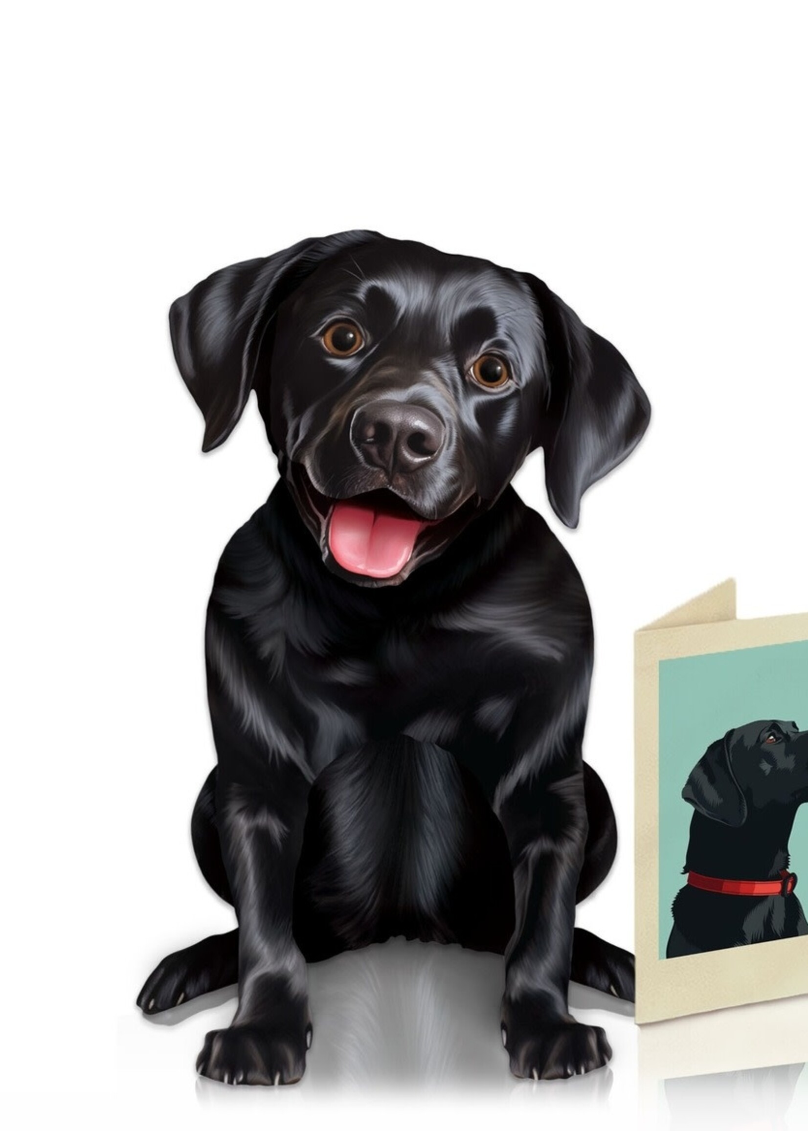 Fresh Cut Paper Pet Pop Up Greeting Card