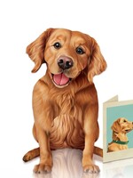 Fresh Cut Paper Pet Pop Up Greeting Card