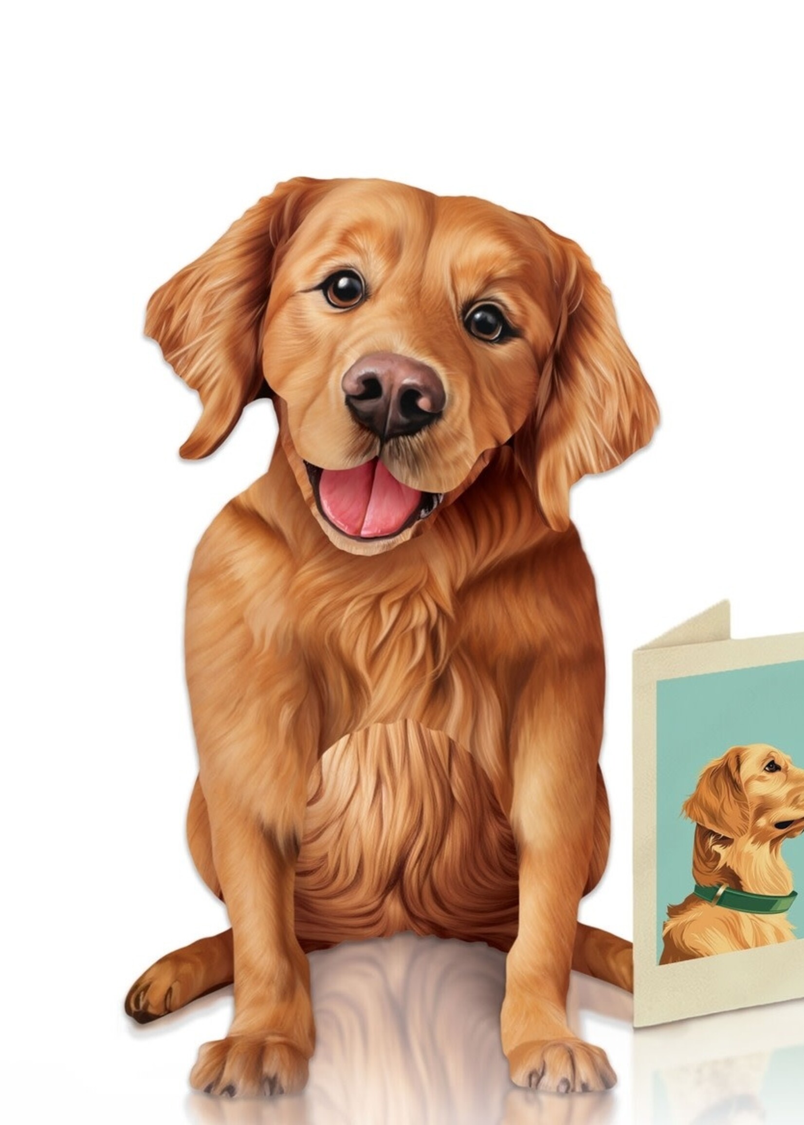Fresh Cut Paper Pet Pop Up Greeting Card