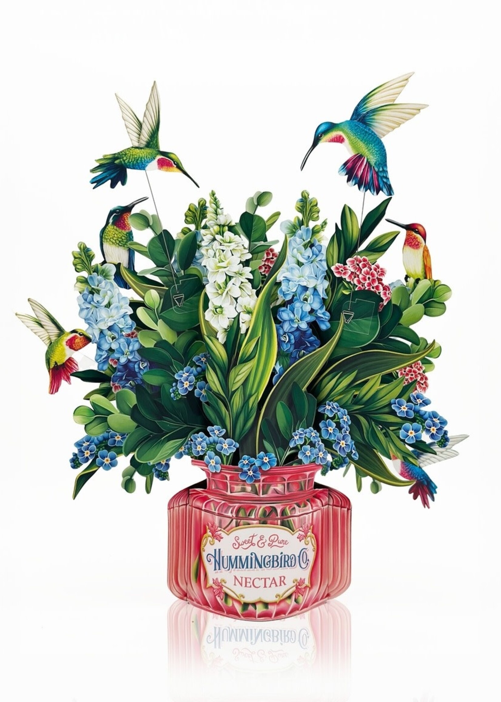 Fresh Cut Paper Pop Up Bouquet Card