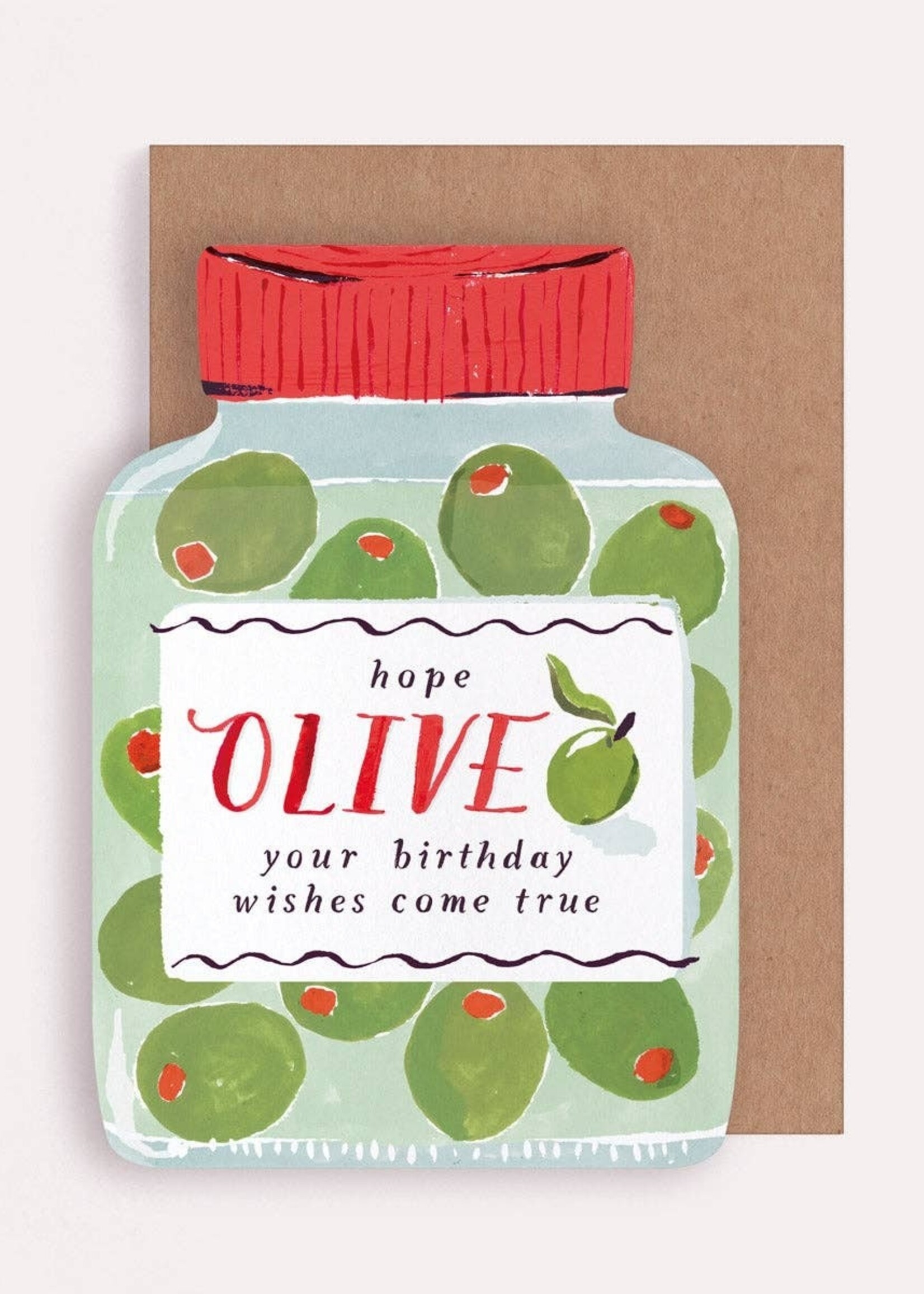 Sister Paper Co Olive Birthday Card