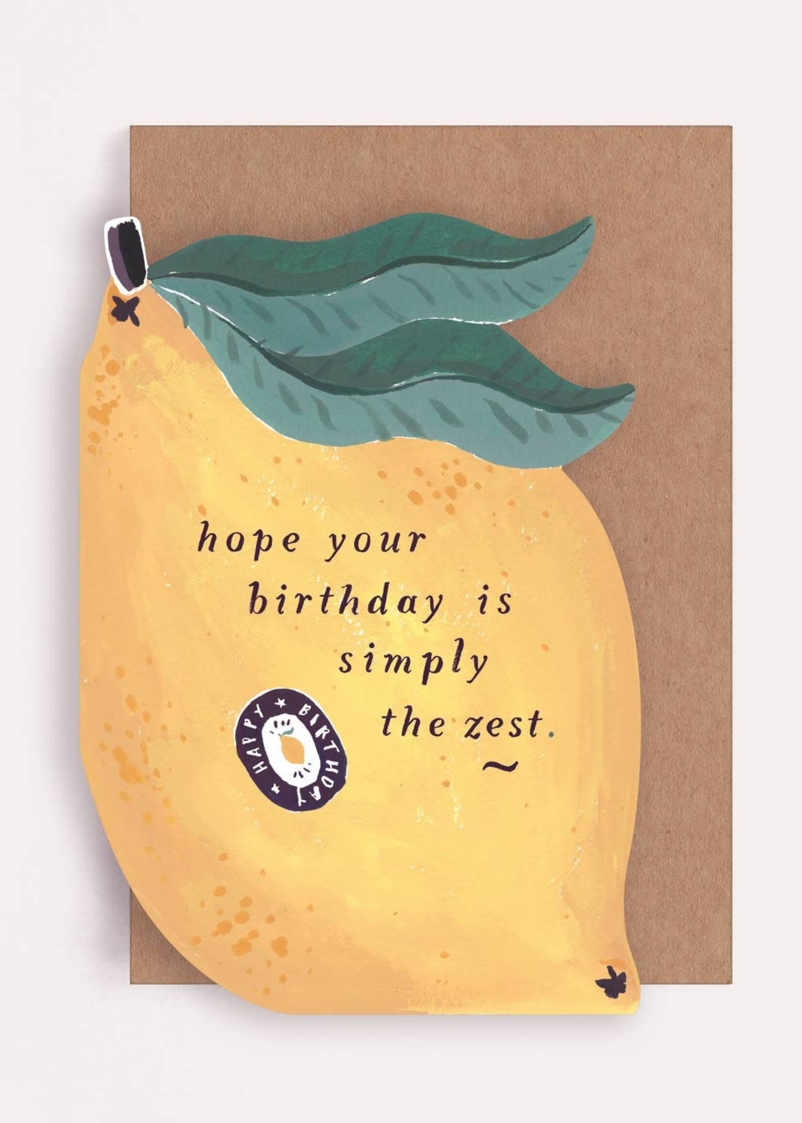 Sister Paper Co Lemon Zest Birthday Card