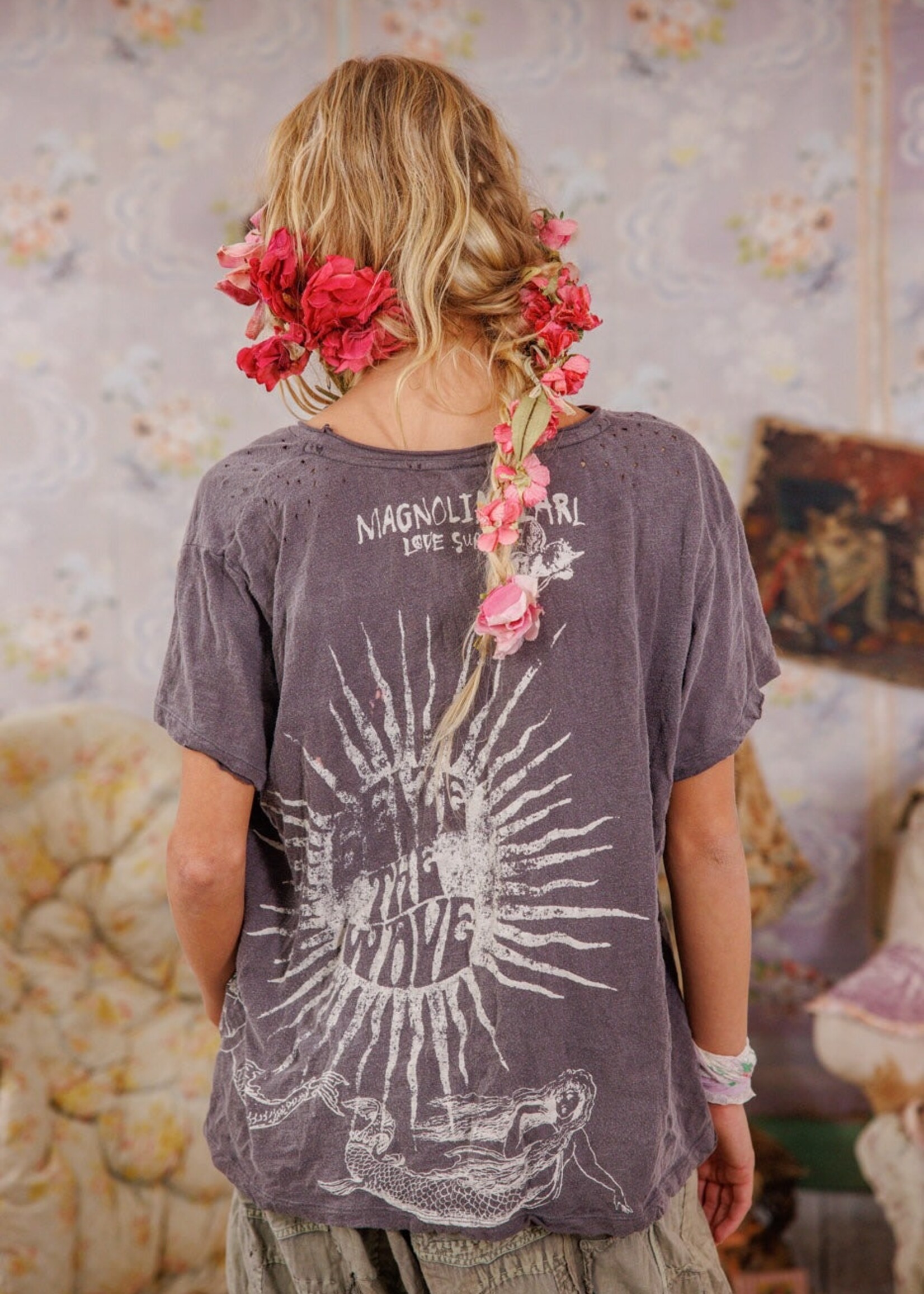 Magnolia Pearl Malibu Mermaid Tee Top 2447 Ozzy One Size