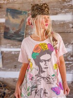 Magnolia Pearl Frida Art Is the Remedy Tee Top 2310 Lychee Blossom One Size