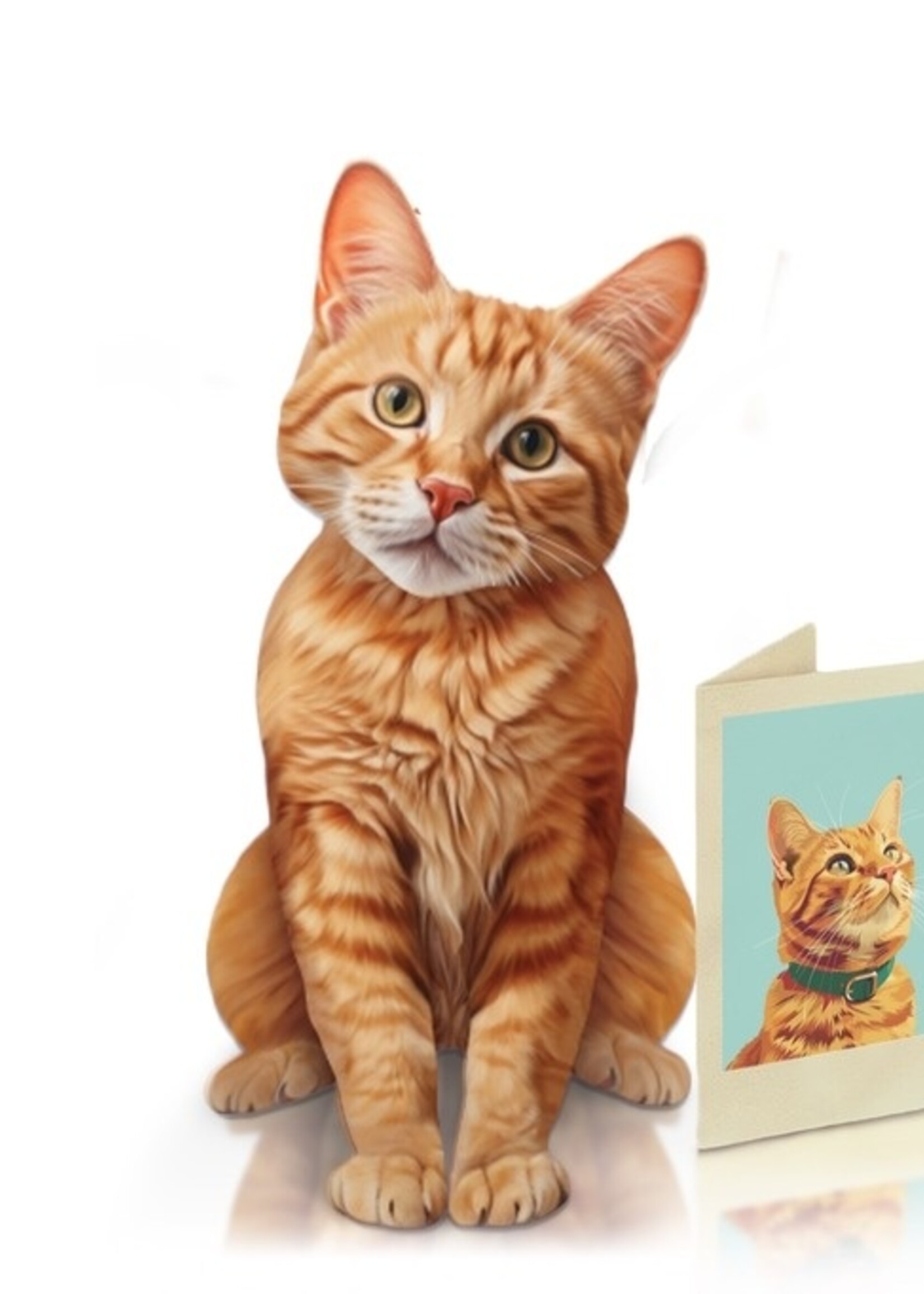 Fresh Cut Paper Pet Pop Up Greeting Card