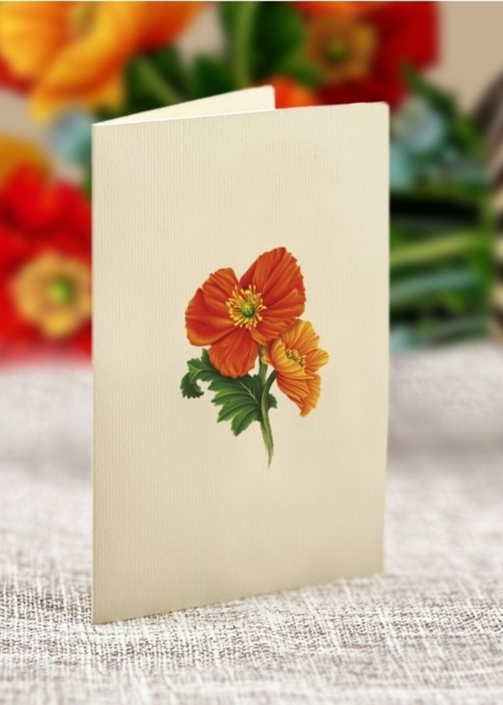Fresh Cut Paper Mini Bouquet Greeting Card