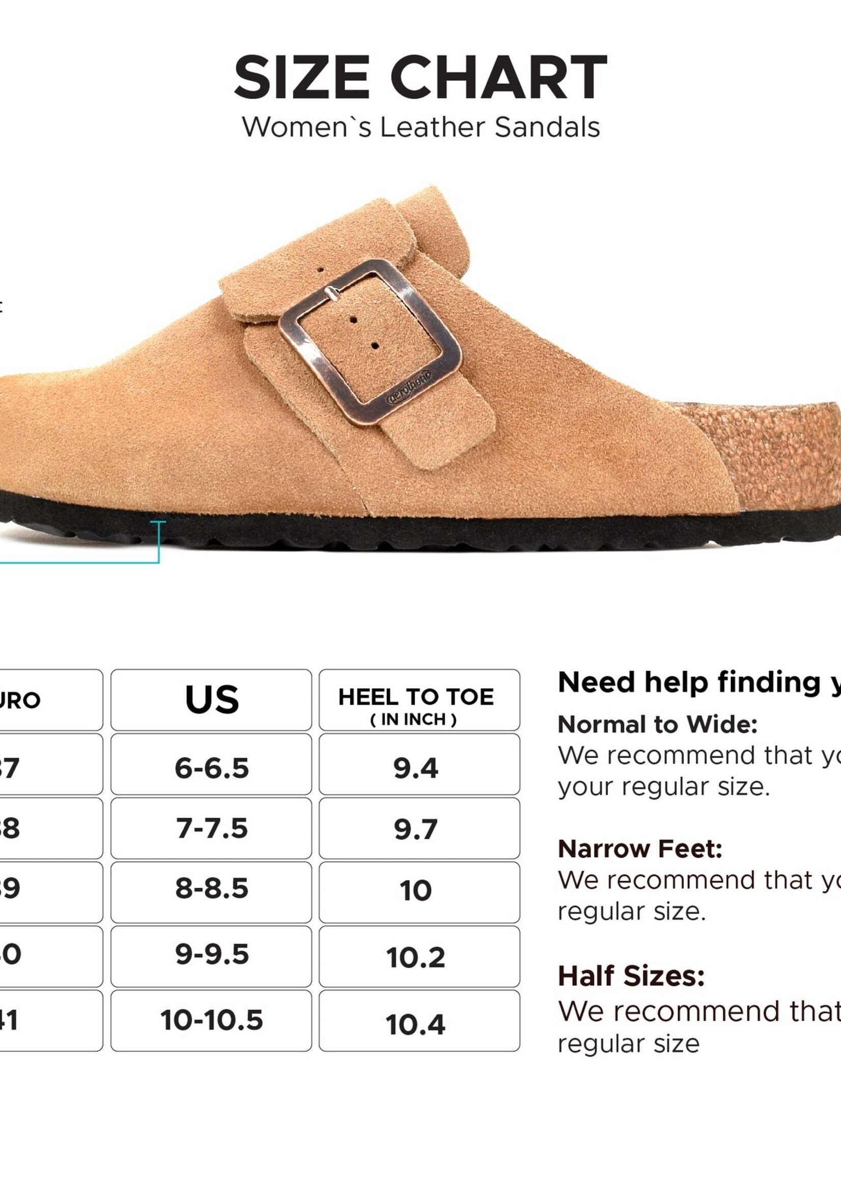 Aerothotic Aerothotic Leather Clog w/ Buckle