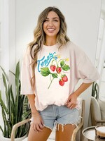 Livy Lu Texas Fruit Pink One Size Graphic Tee