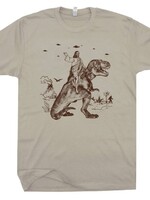 Jesus Riding Dinosaur Tee