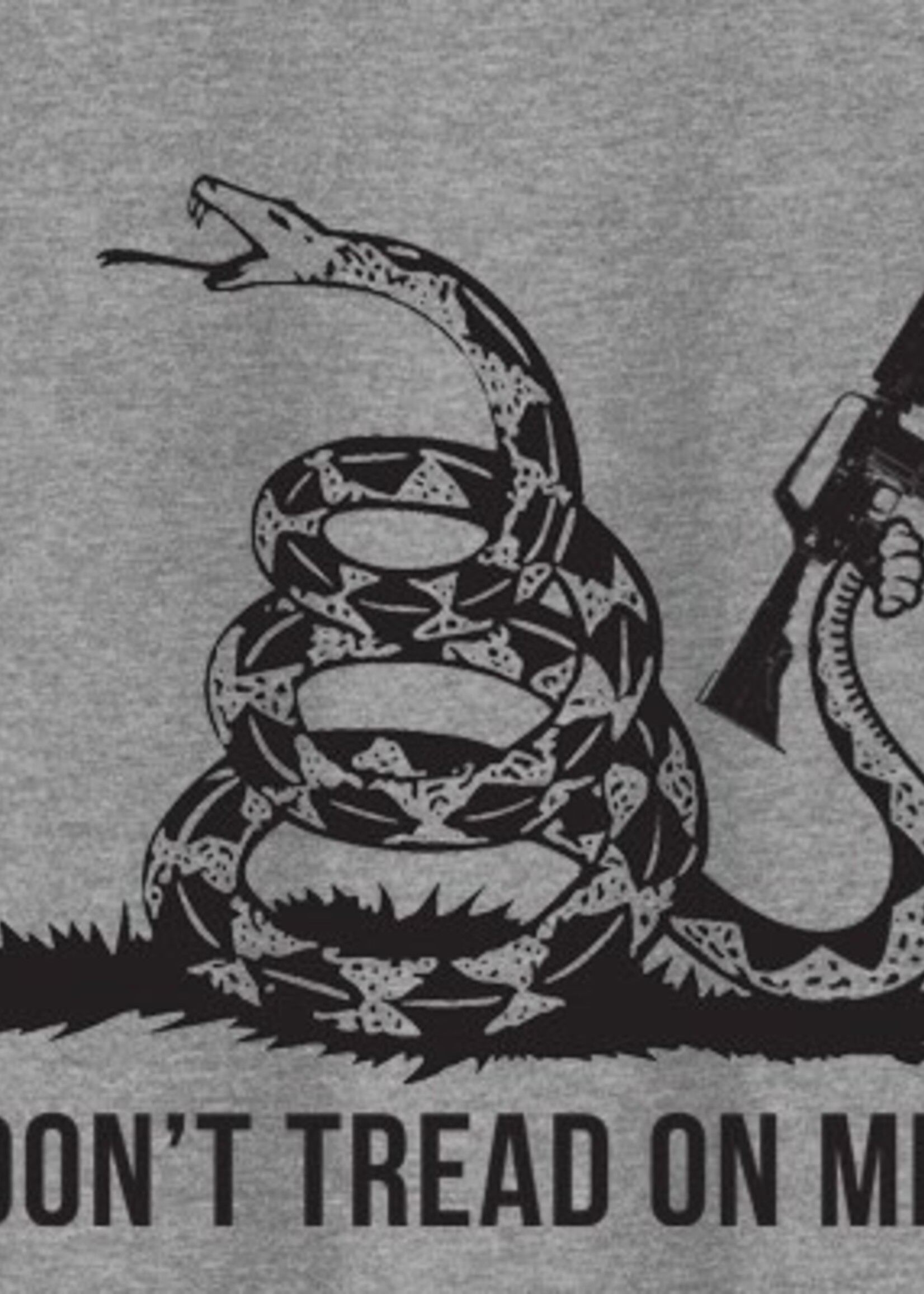 Mason Jar Label Don't Tread on Me Rattlesnake Gun
