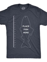 Crazy Dog T-Shirts Fish Ruler Fishing Tee