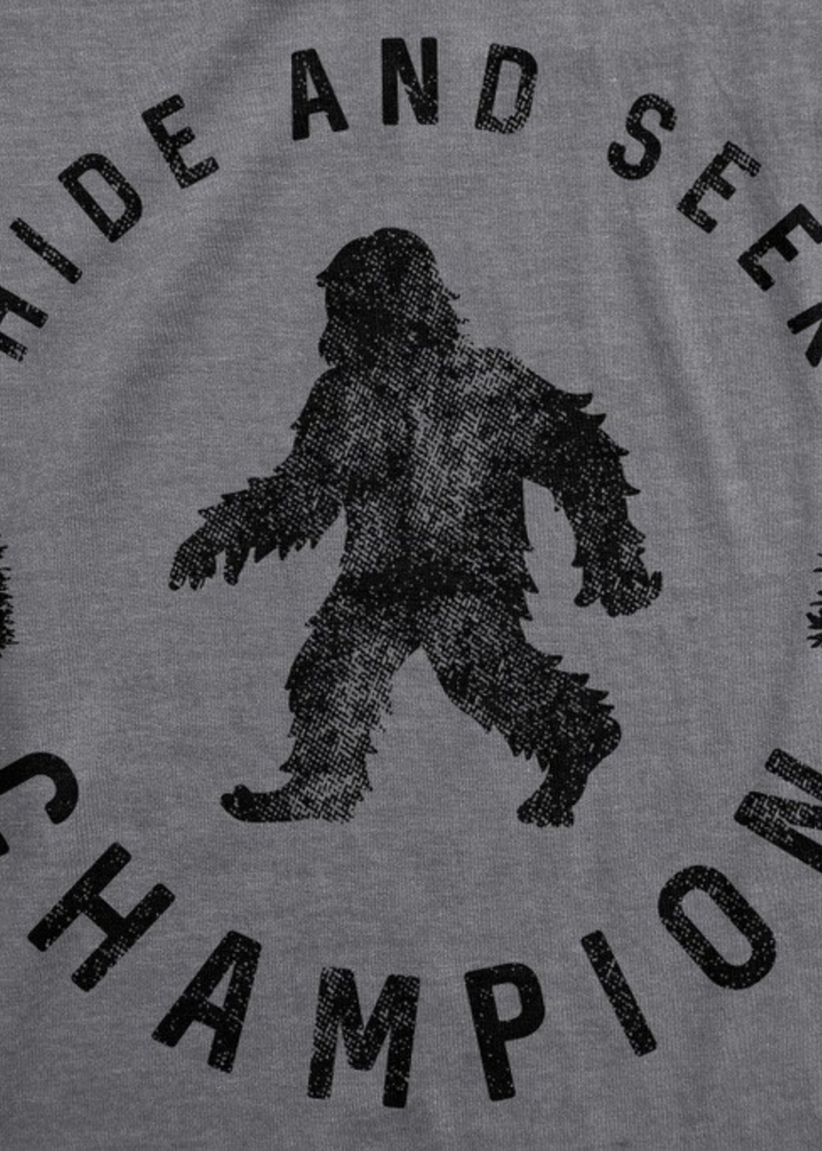 Crazy Dog T-Shirts Hide & Seek Champion Bigfoot Tee
