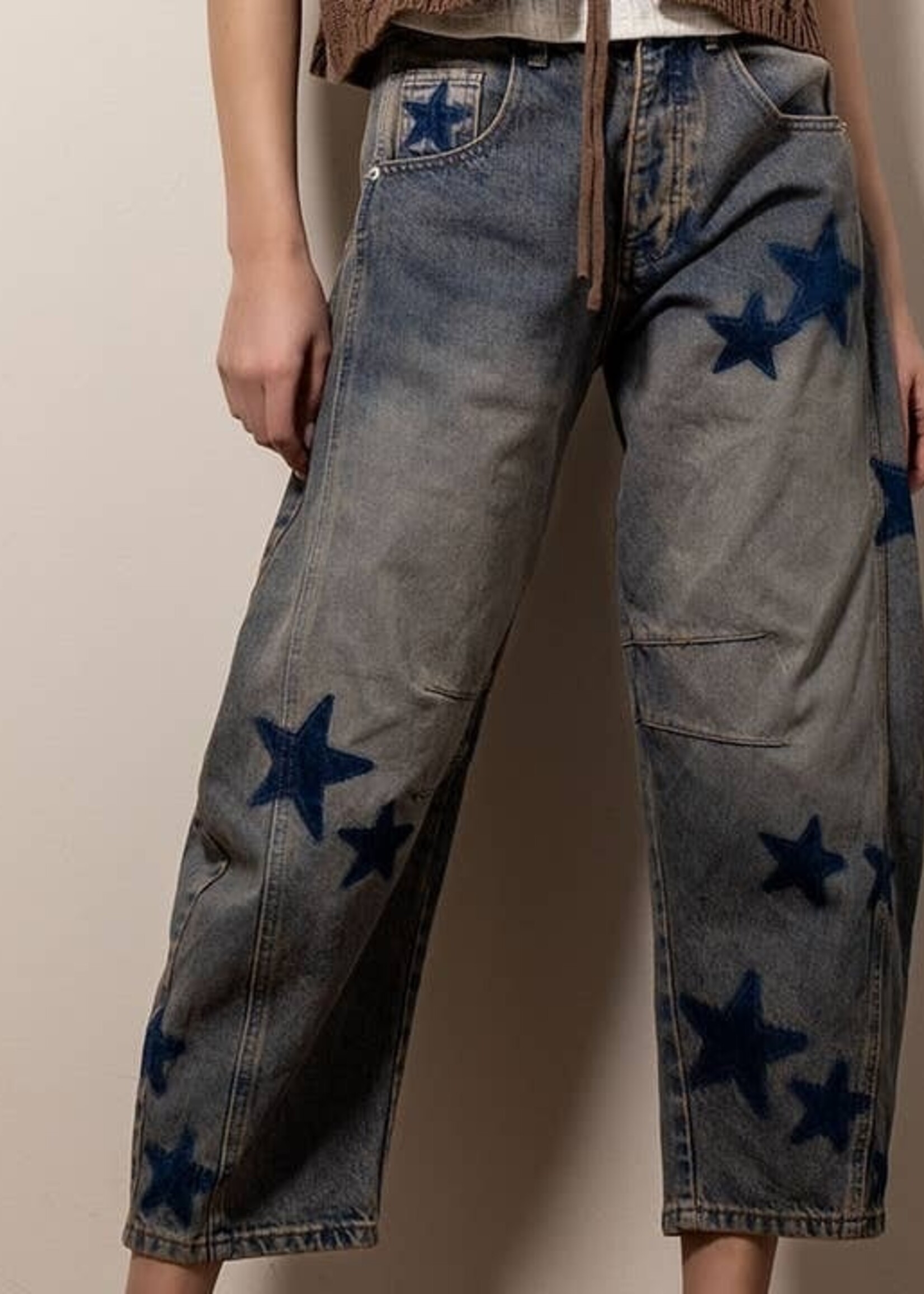 Star Barrel Jeans