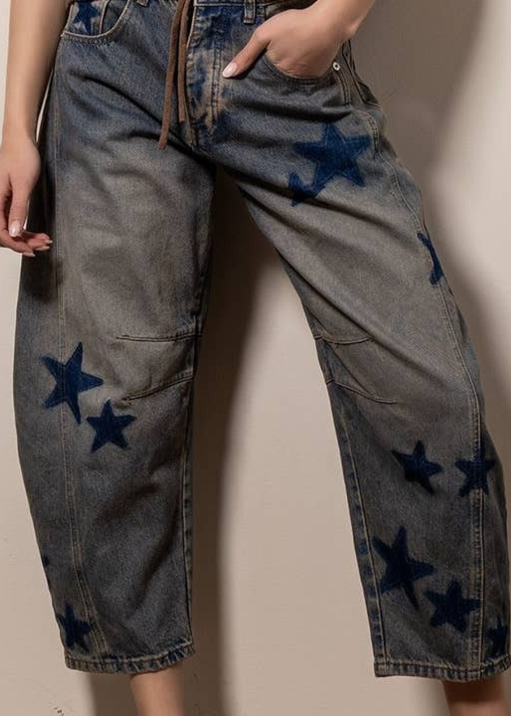 Star Barrel Jeans
