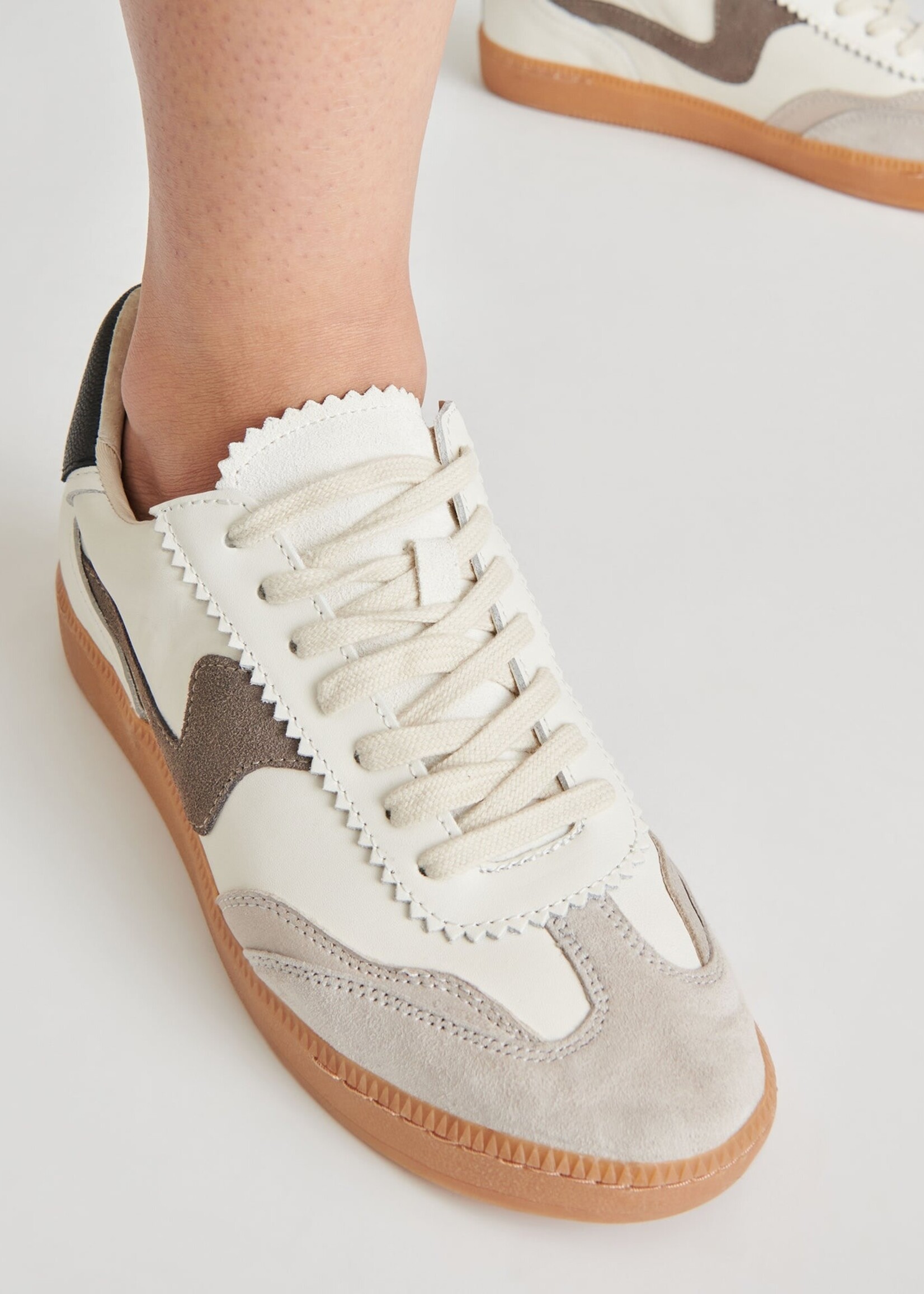 Dolce Vita Dolce Vita Notice Sneakers White/Grey Leather