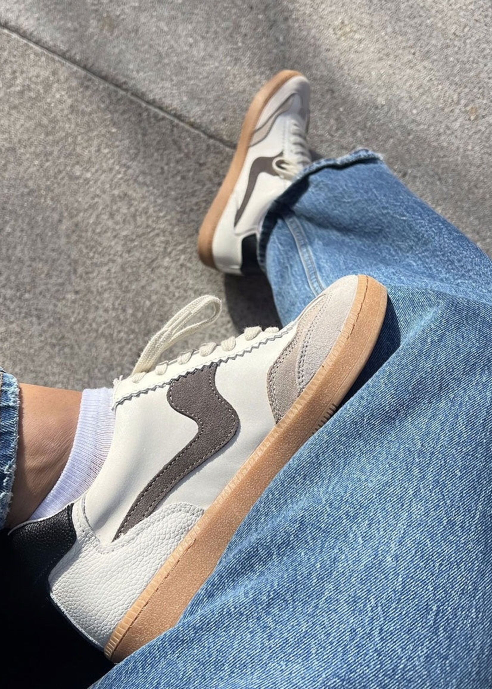 Dolce Vita Dolce Vita Notice Sneakers White/Grey Leather