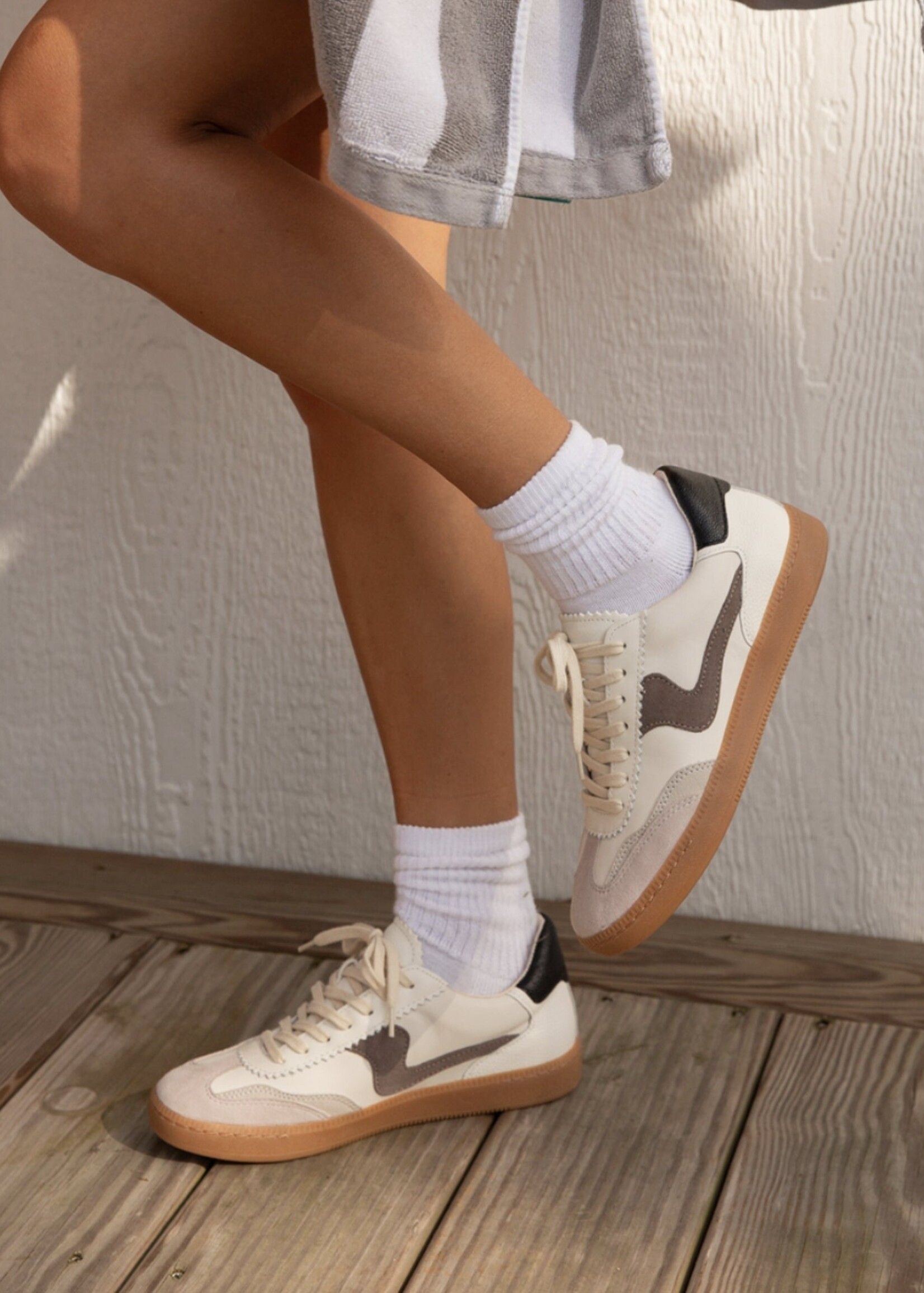 Dolce Vita Dolce Vita Notice Sneakers White/Grey Leather