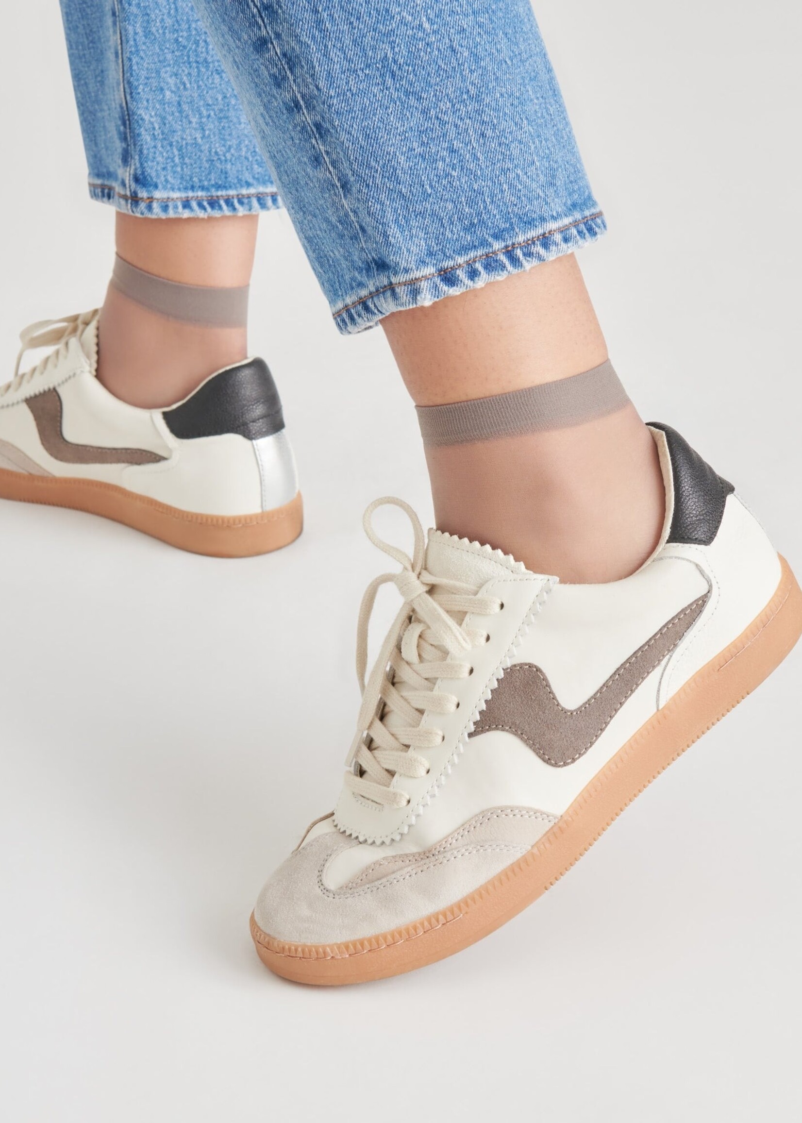 Dolce Vita Dolce Vita Notice Sneakers White/Grey Leather