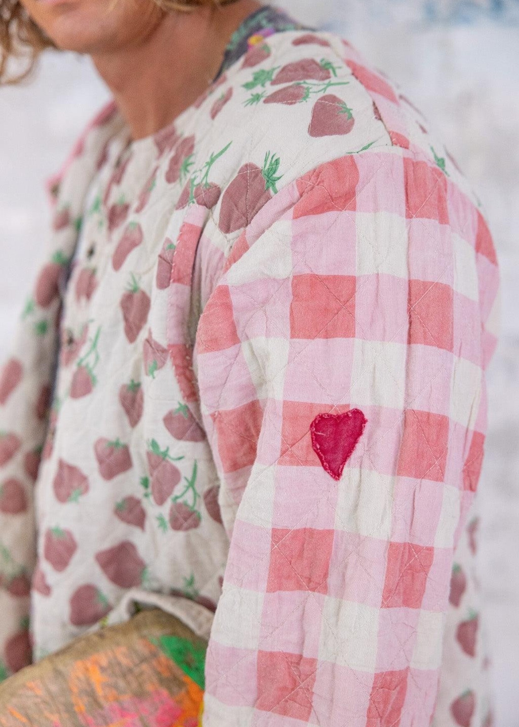 Magnolia Pearl Quilted Edi Coat 578 Poteet Picnic One Size